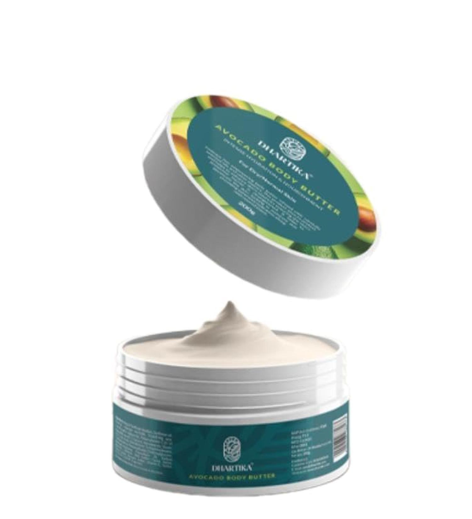 D.h.a.r.t.i.k.a. Avocado Body Butter - Deeply Hydrating & Nourishing Enriched with Natural Oils & Butters for Enhanced Skin Elasticity - Buy Online on GoSupps.com