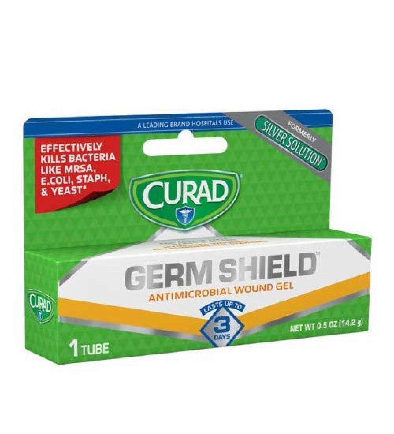 Curad Germ Shield Antimicrobial Gel 0.50 oz (Pack of 5)