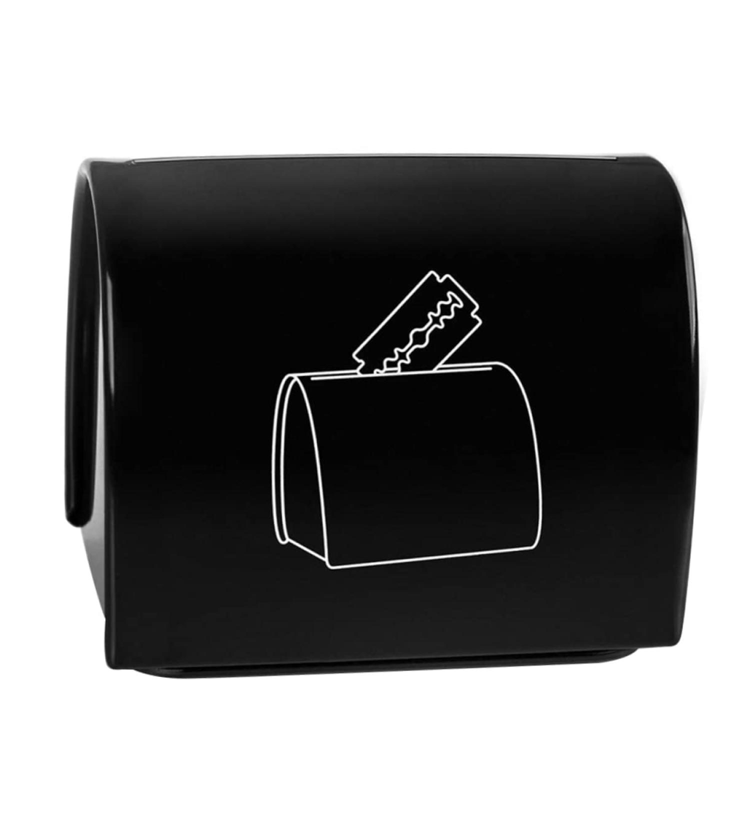 PopetPop Razor Blade Recycling Box - Safe Disposal Case for Facial Razors | Barbershop Storage Container 6.5x6cm - Buy Online on GoSupps.com