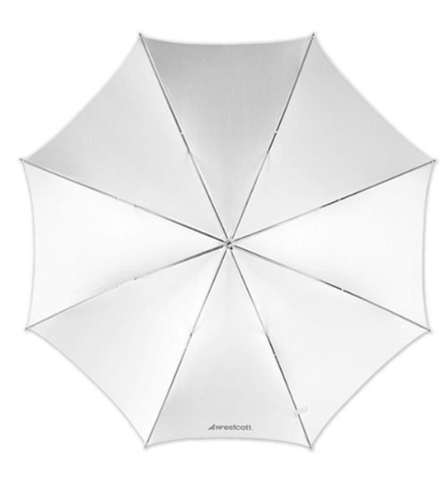 Westcott 2005 45-Inch Optical White Satin Umbrella (White)