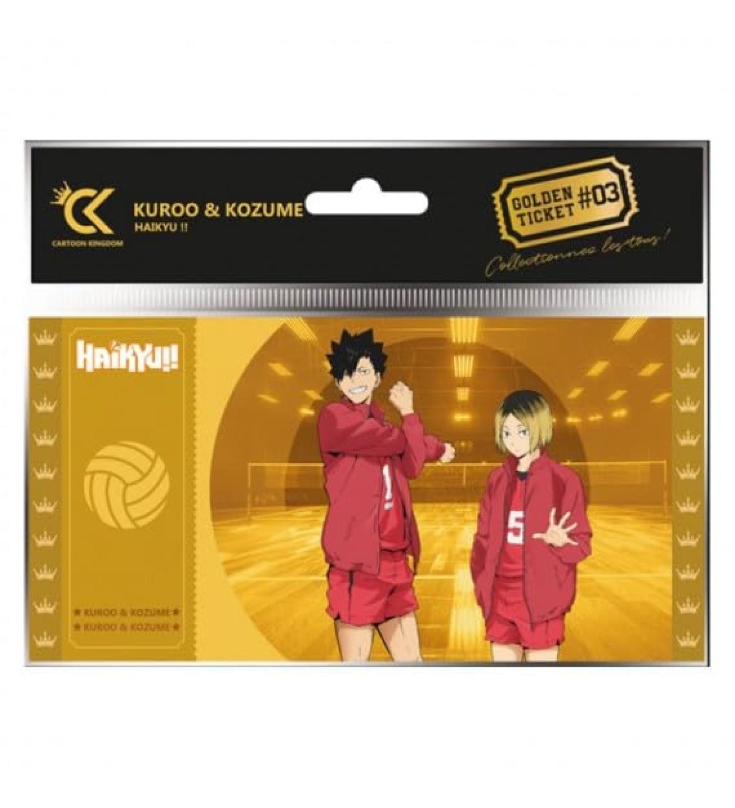 Cartoon Kingdom - Golden Ticket Haikyu!! - Col01 Kuroo & Kozume - 3760375862166