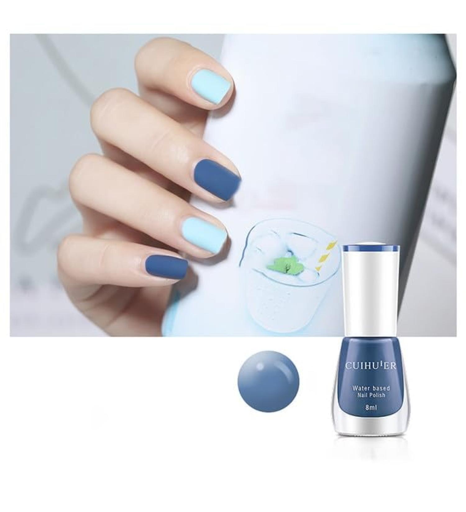 Nail Lights 8ML Base Coat Varnish Top Manicure Nail Polish Permanent Varnishes Polish Semi Nail for Gel Gel Nail - (Color: B) - Buy Online on GoSupps.com