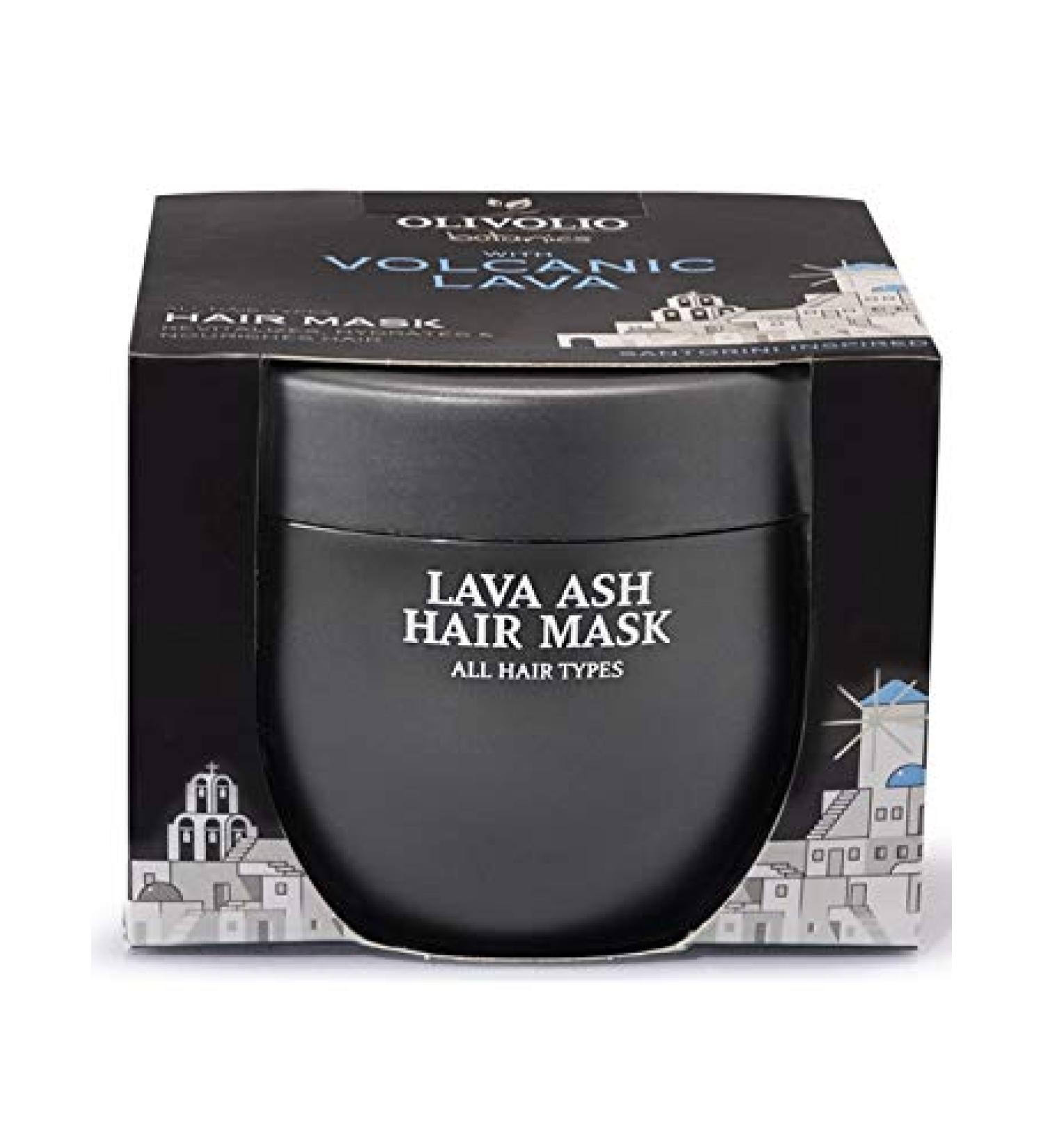 Olivolio botanics Olivilio Botanics 95% Natural Hair Mask with Volcanic Lava and Ginseng Paraben-Free - 250ml