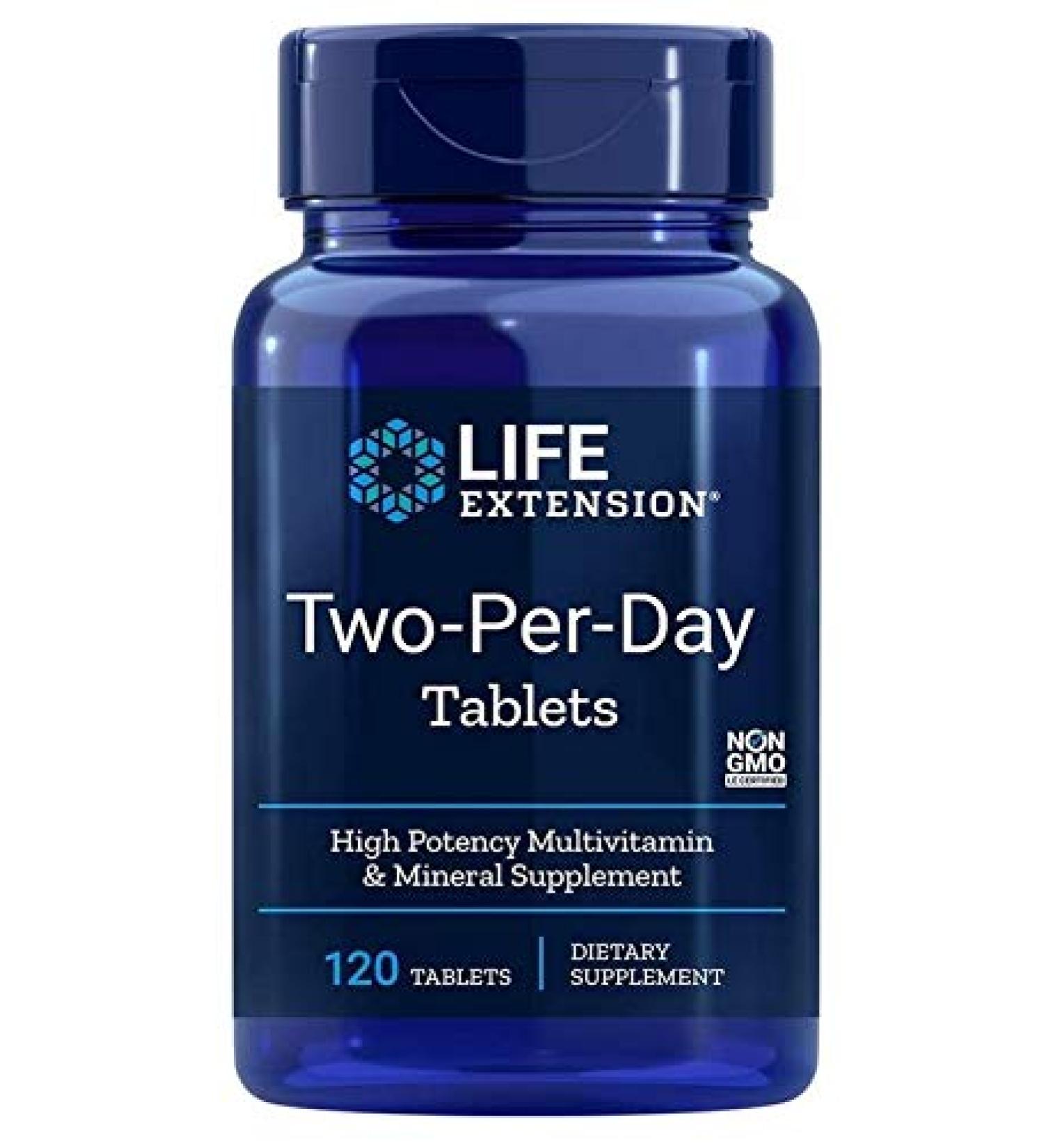 Life Extension Two Per Day 120 Tablets