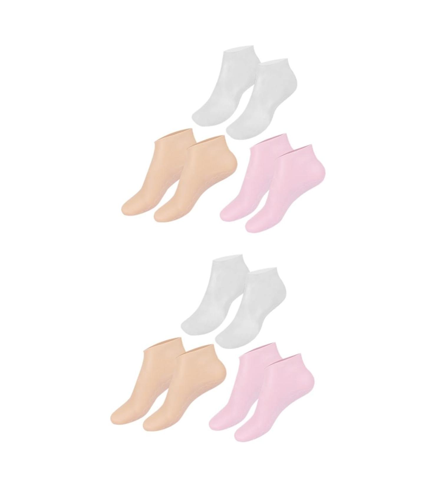 FOMIYES 6 Pairs Moisturizing Socks Hydrating Socks Moisturizing Lotion Feet Lotion Non Socks Aloe Socks Moisturizing Gel Socks Foot Care for Dry Cracked Feet Spa Socks for Women Foot Mask - Buy Online on GoSupps.com
