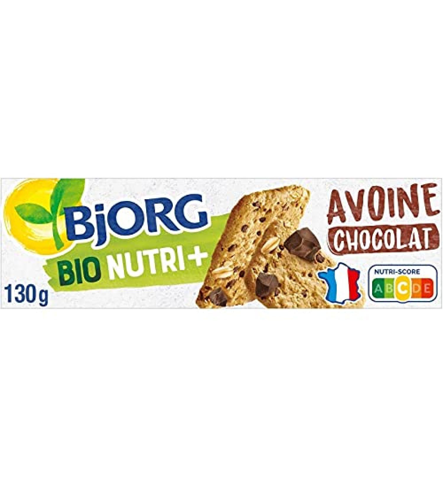  Epicerie sal e BJORG - Chocolate Chip Oat Biscuits 130G - Pack of 3 - Buy Online on GoSupps.com