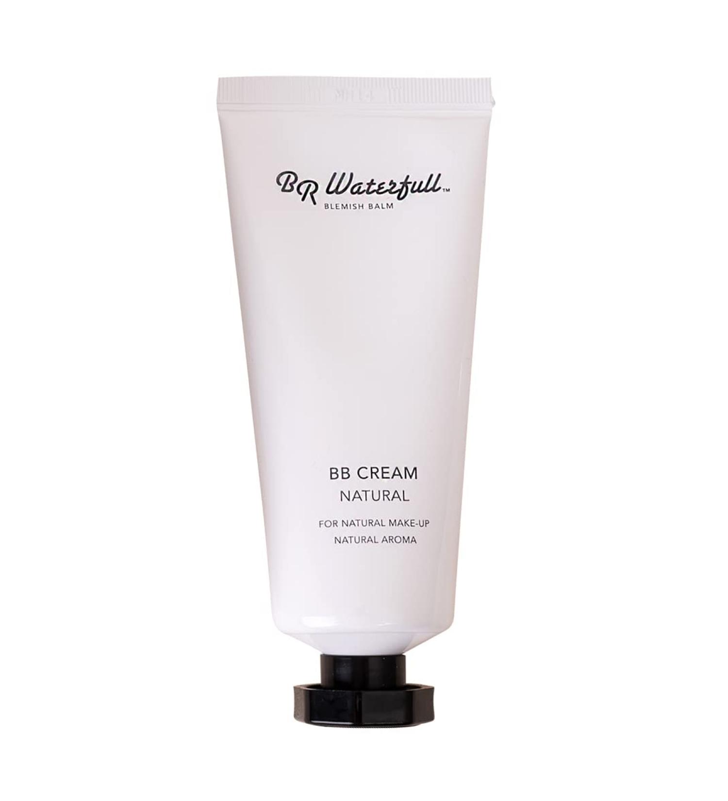 BR Waterfull Korean BB Cream Tinted Moisturizer | Hydrating Blemish Balm with Dewy Finish | Redness Corrector & Face Primer for Glowing Skin | Light Natural Shade - Buy Online on GoSupps.com