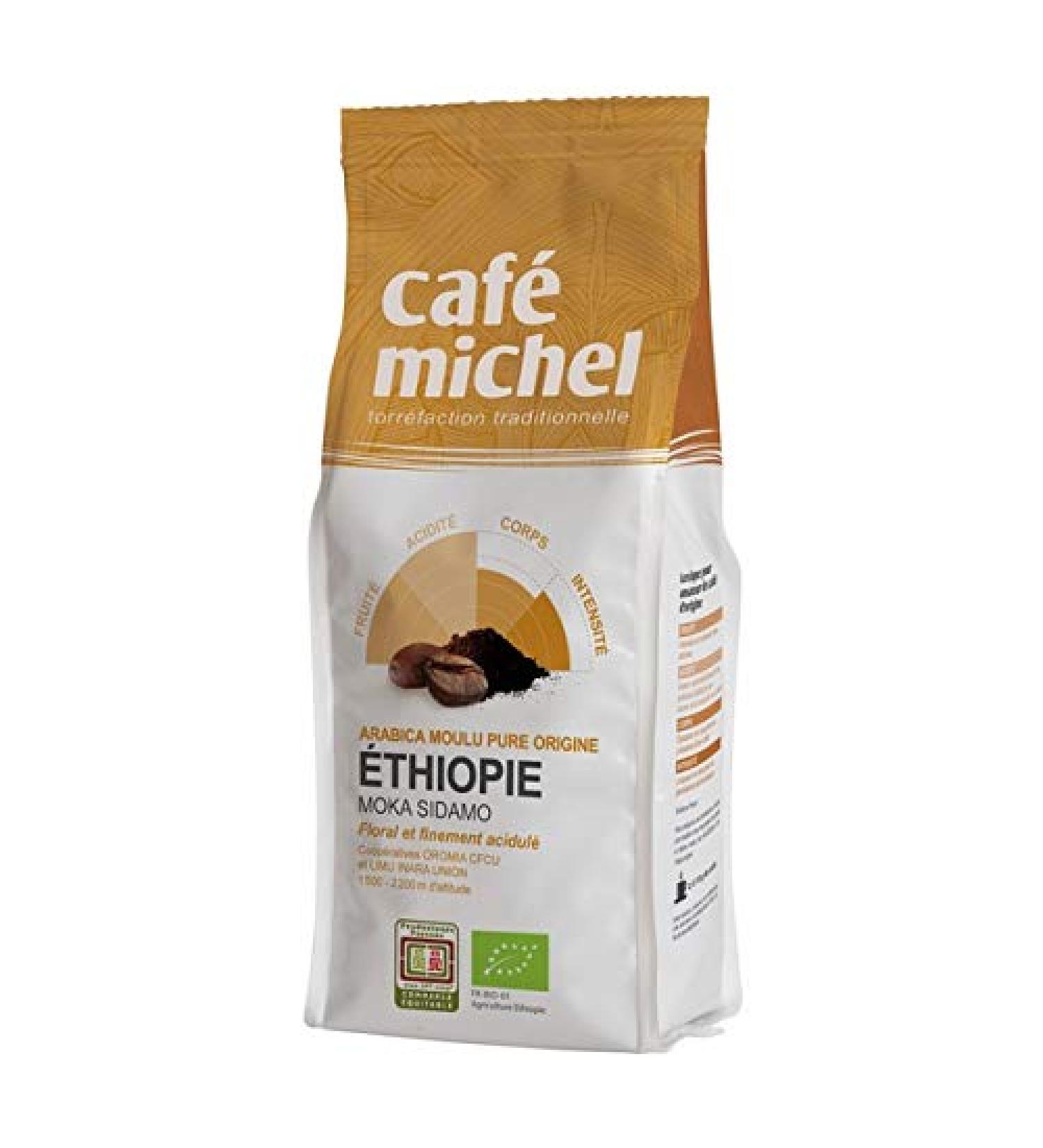 Caf Michel - Ethiopian Moka Sidamo Ground Coffee 250G - Sold per unit - Buy Online on GoSupps.com