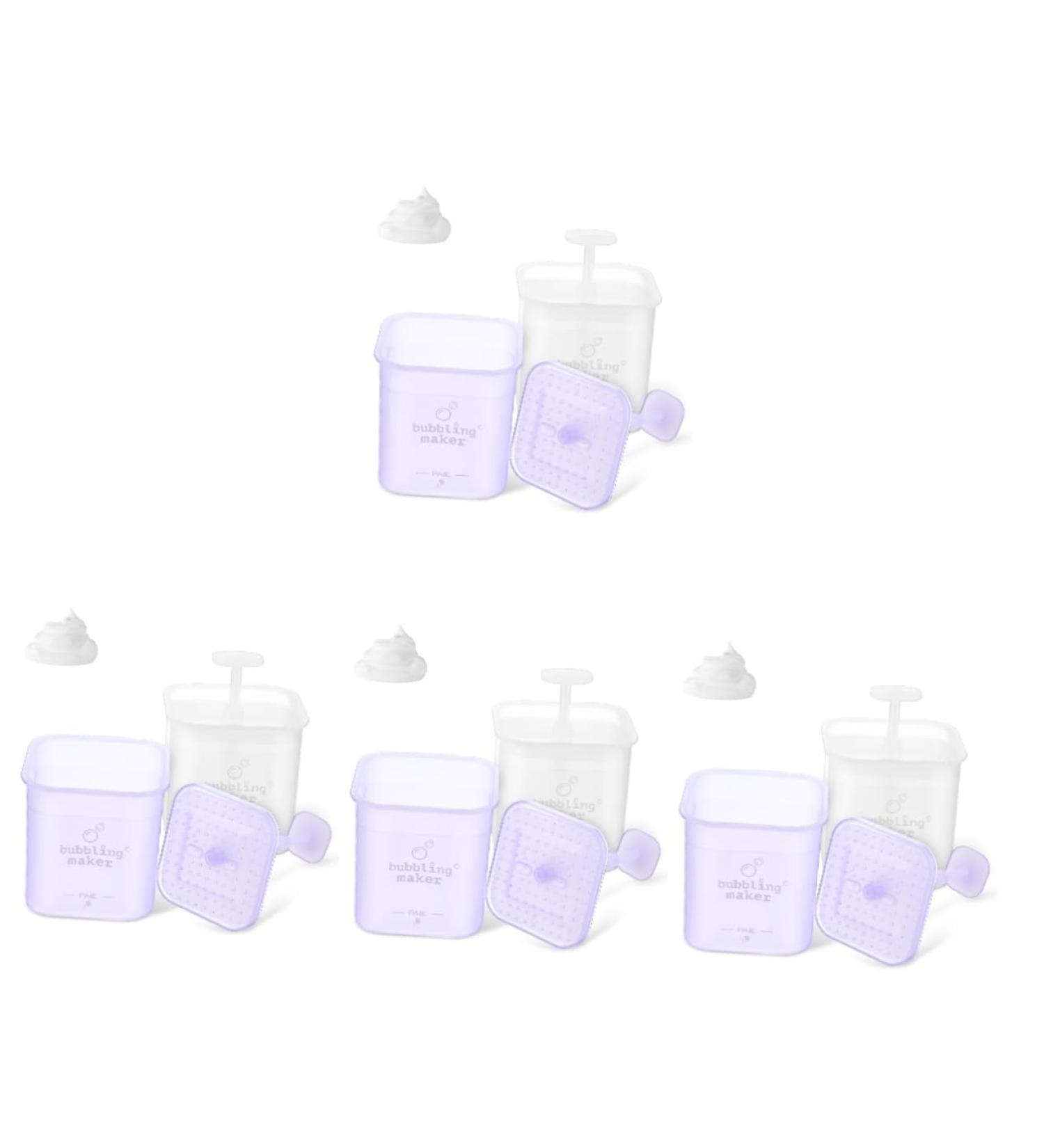 FOMIYES 8 Pcs Foam Cup Facial Face Wash Marshmallows Foamer Foaming Tools Plastic 11.00X7.50X7.50CMx4pcs As Shownx4pcs - Buy Online on GoSupps.com