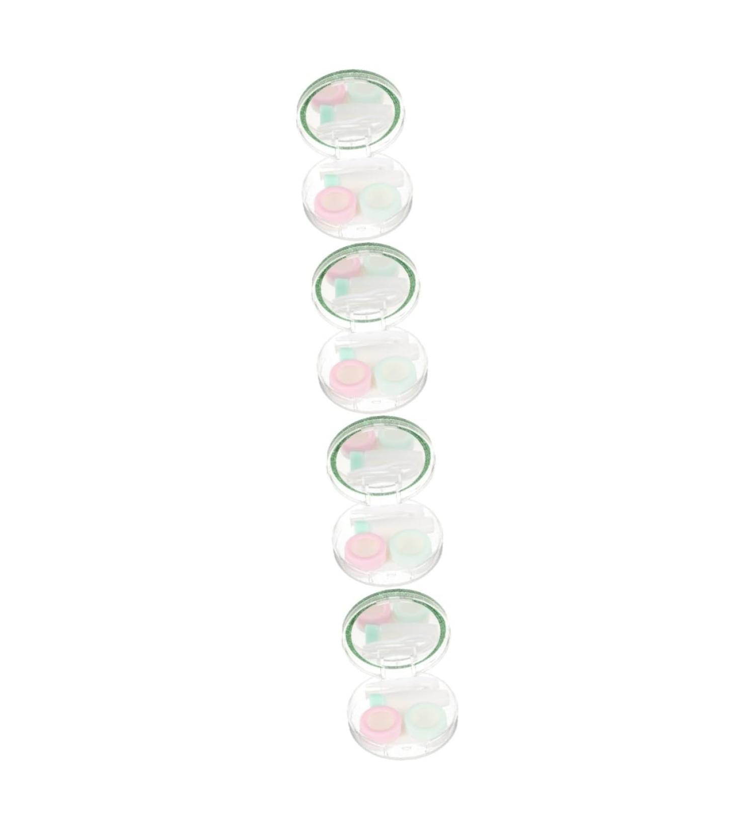 Shop Per Compris Lens Holder | Stylish Contact Lens Container with Mirror | Glitter Powder Glass Case | Ideal for International Shipping - Buy Online on GoSupps.com