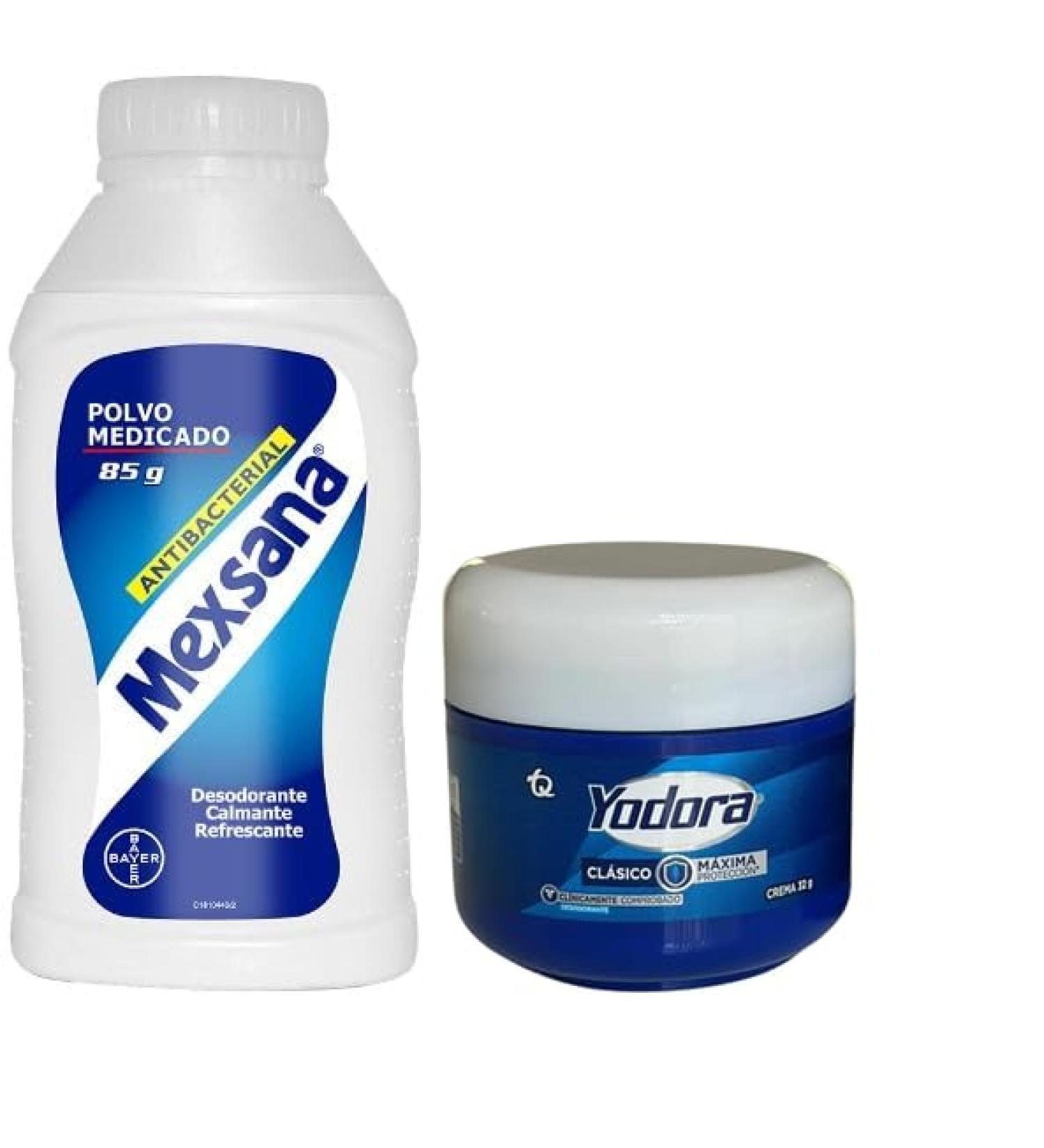 Buy Mexsana Powder 85g & Yodora Deodorant 32g - Maximum Protection | International Shipping Available - Buy Online on GoSupps.com
