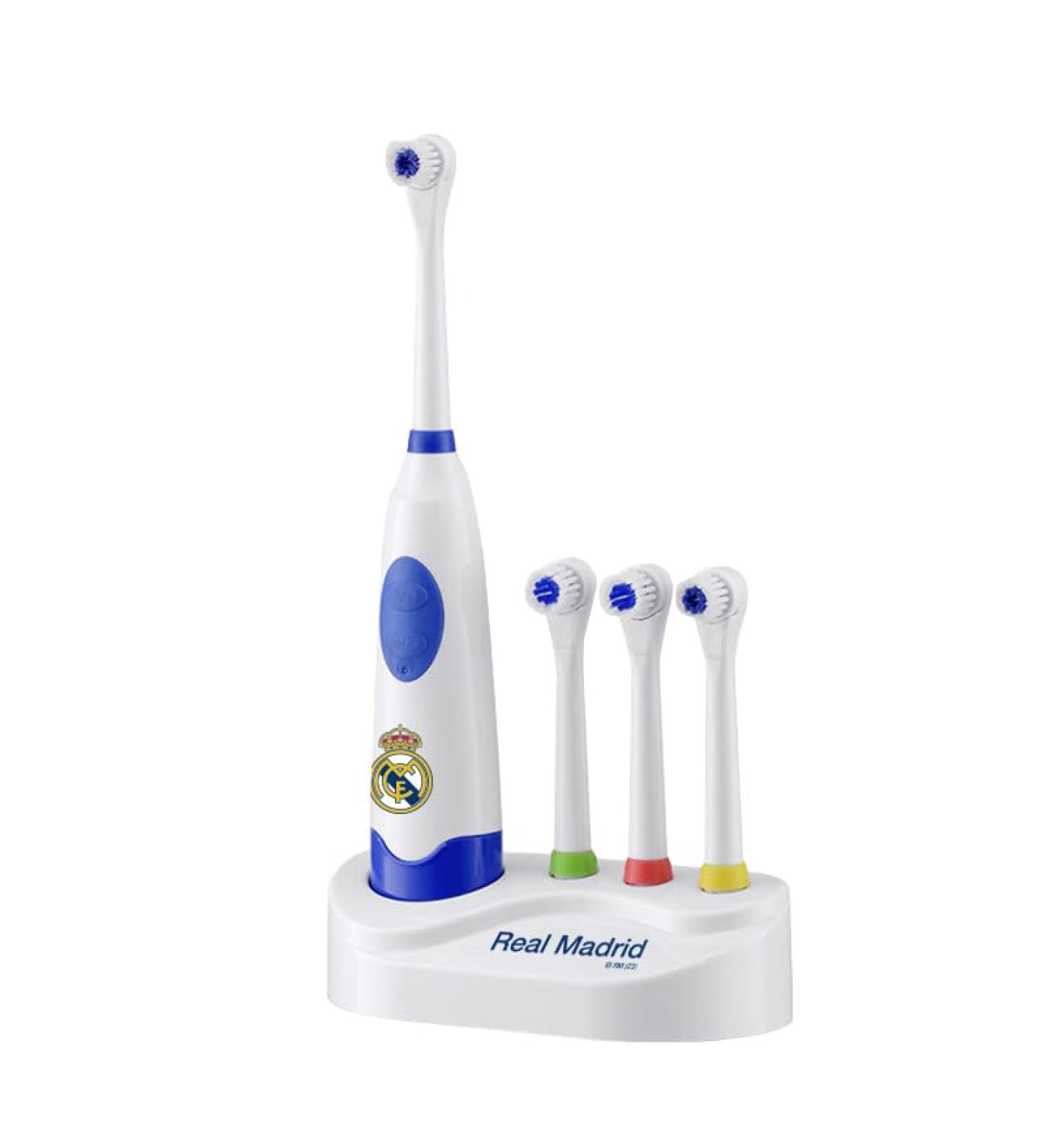 Real Madrid Toothbrush - Official Battery Operated Vibrating Brush for Oral Hygiene | CyP Brands - Buy Online on GoSupps.com