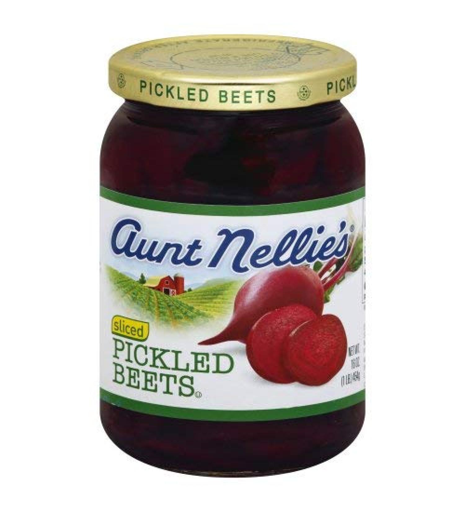Aunt Nellie's Sliced Pickled Beets, 16 oz (Pack of 2)