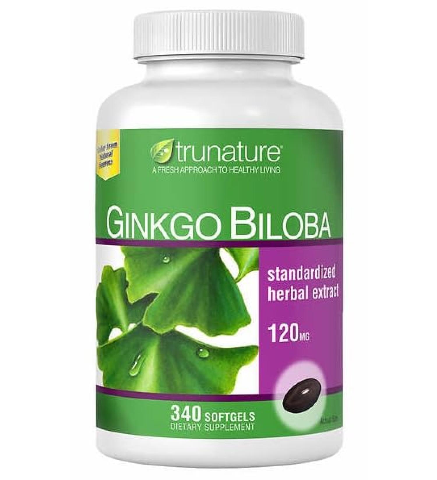 OProCyn Tru Nature Ginkgo Biloba 340 Softgels - Buy Online on GoSupps.com