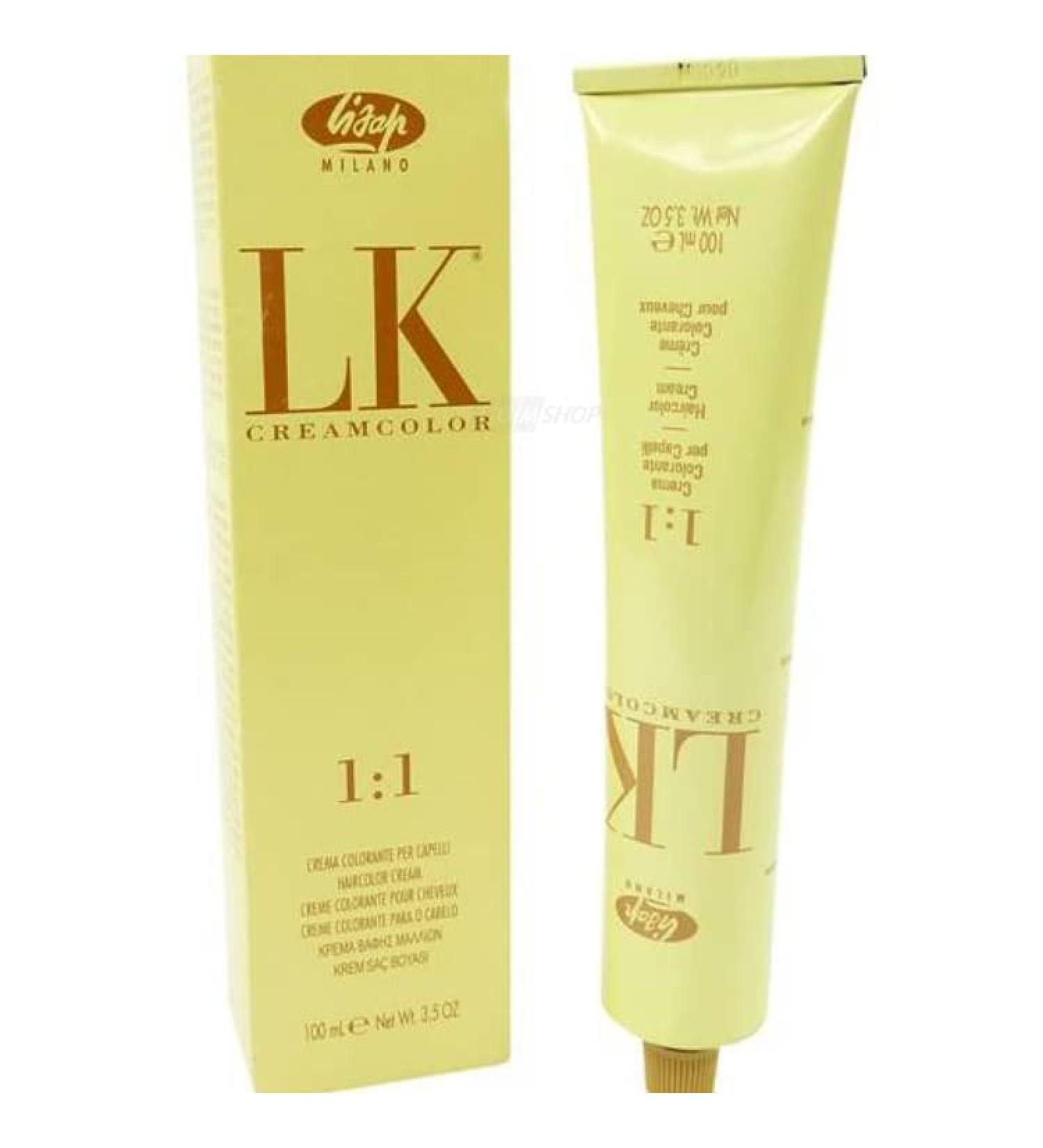 Lisap Lisap LK Cream Color Permanent Hair Color Cream 100 ml 7/43 Medium Mahogany Golden Blonde