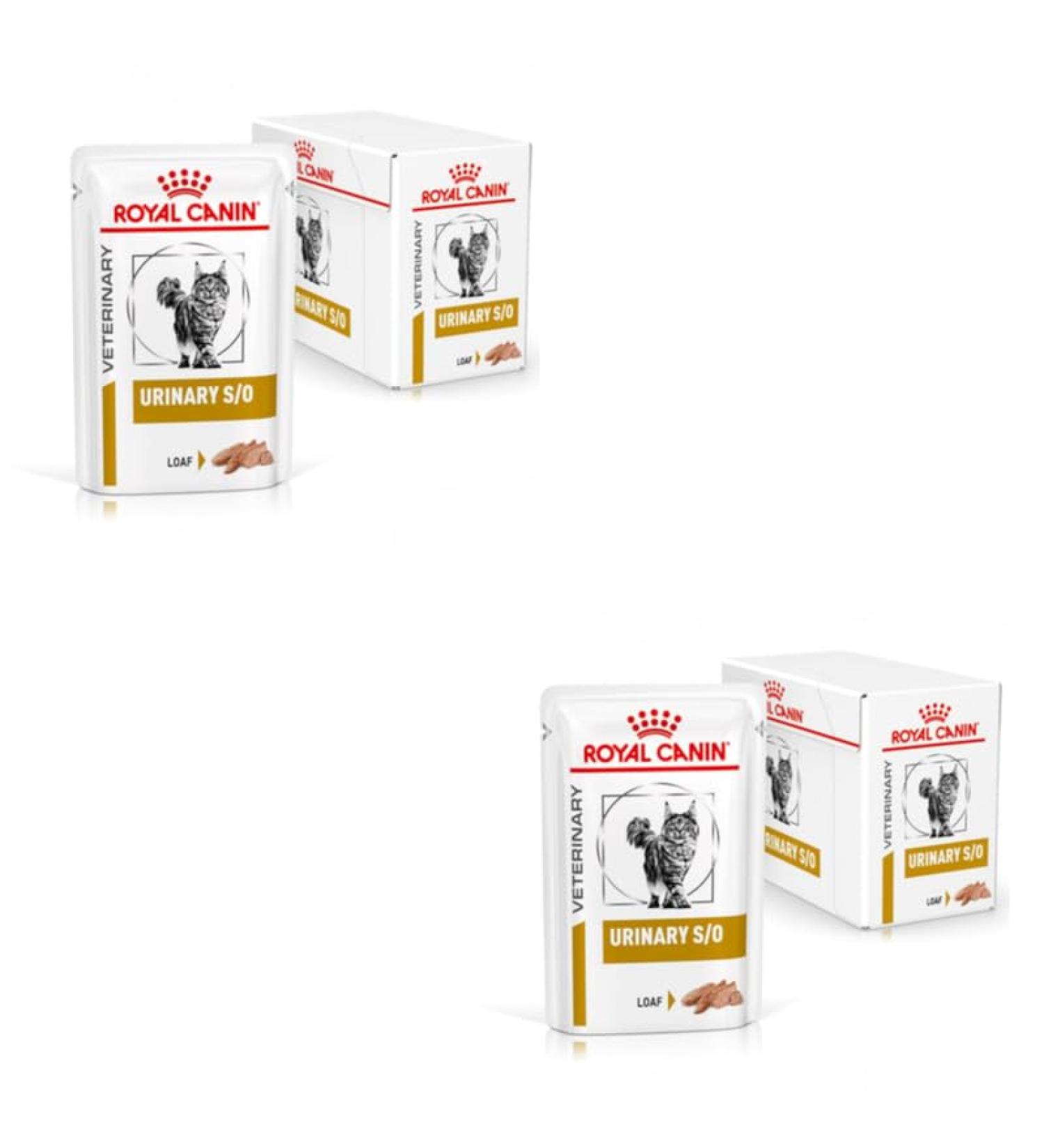 ROYAL CANIN Veterinary Urinary S/O Mousse for Cats | Double Pack | 2 x 12 x 85 g | Complete dietetic food for Cats - Buy Online on GoSupps.com