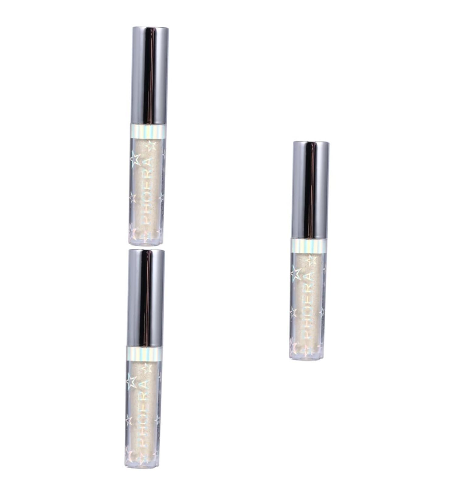 Balacoo 3pcs Color Eyeliner Pencil Brilliant Eyeshadow Glow Eye Powder Women Makeup Eye Shadow Shimmer Flash 1 count (Pack of 1) Goldenx3pcs - Buy Online on GoSupps.com