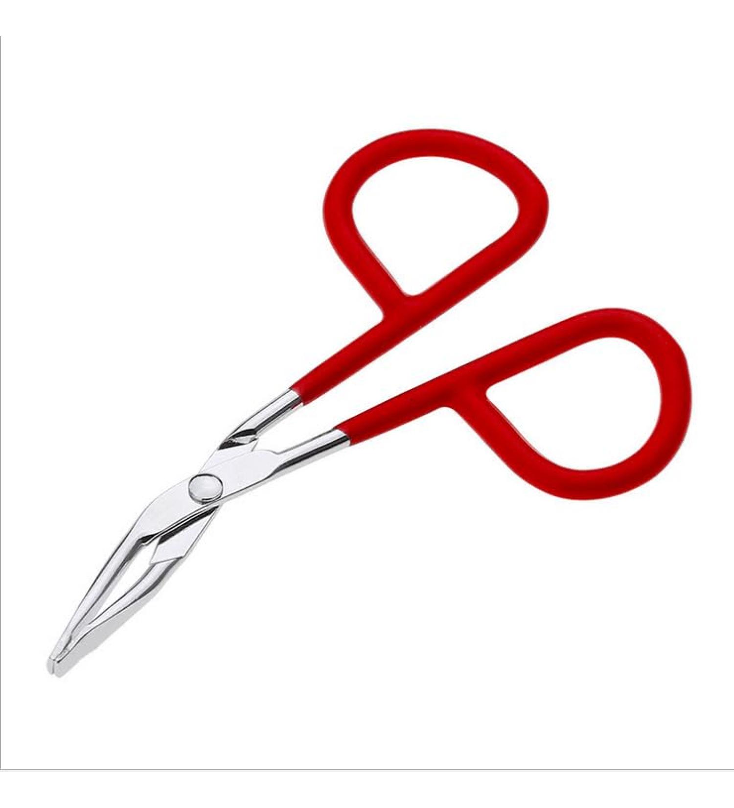 1pc Eyebrow Tweezer Stainless Steel Scissors Shaped Tweezer Slant Tip Tweezer Clip Hair Tweezer Beauty Tool(color Random) - Buy Online on GoSupps.com