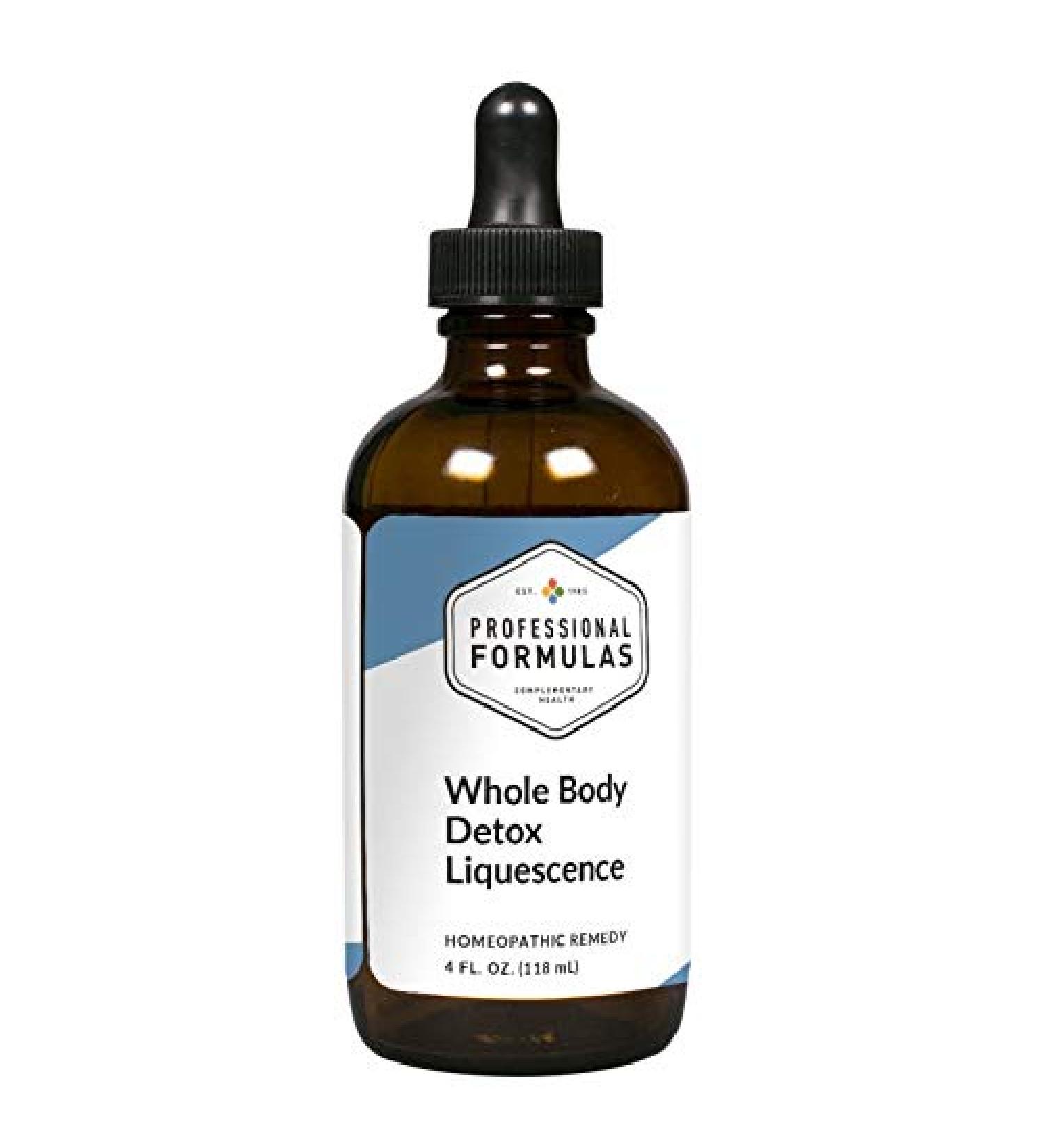 Professional Complementary Health Formulas Whole Body Detox Liquescence 4oz - Detoxify and Cleanse Your Body Naturally - Buy Online on GoSupps.com