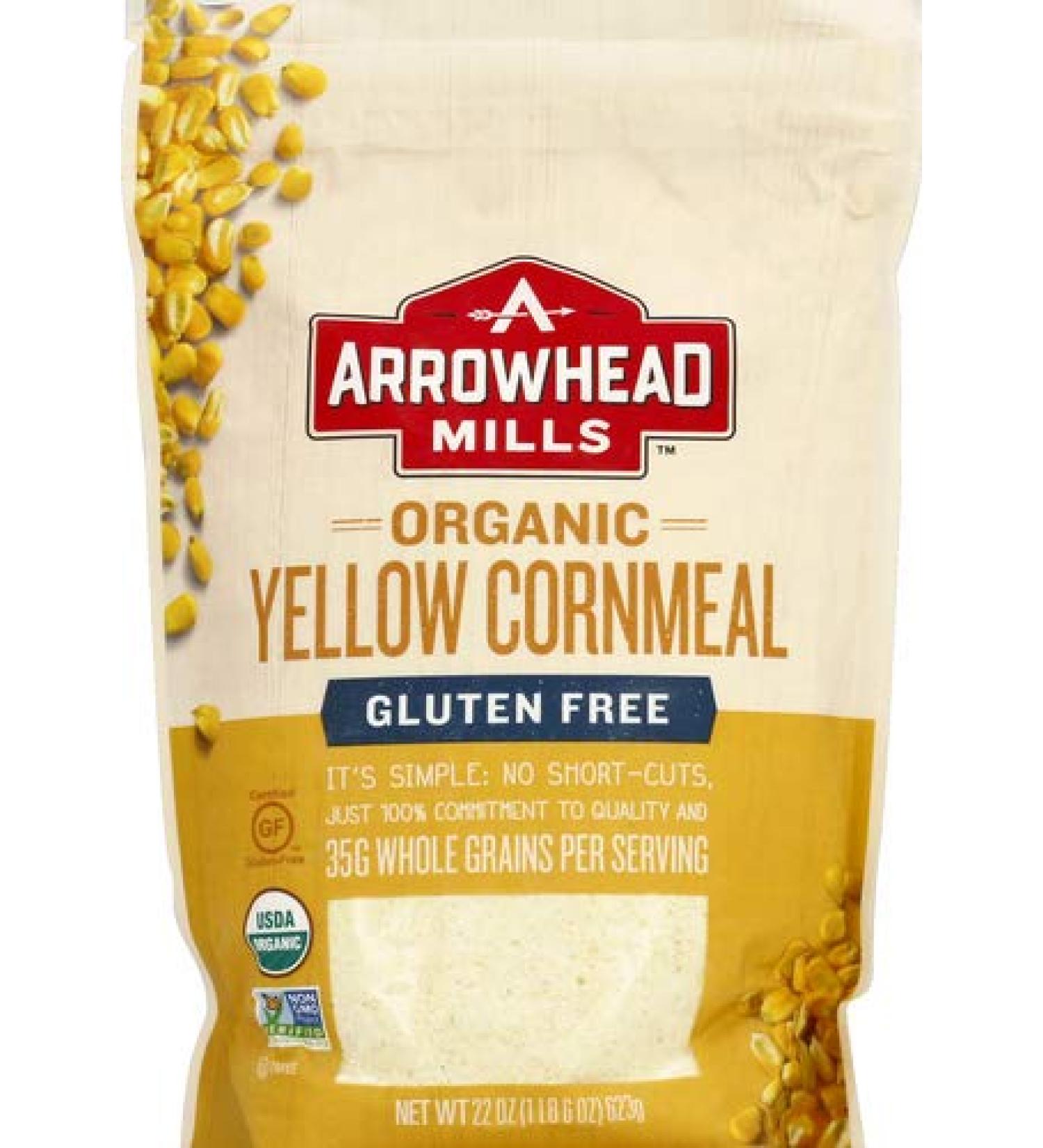 Arrowhead Mills Organic Yellow Cornmeal, 22 Ounce