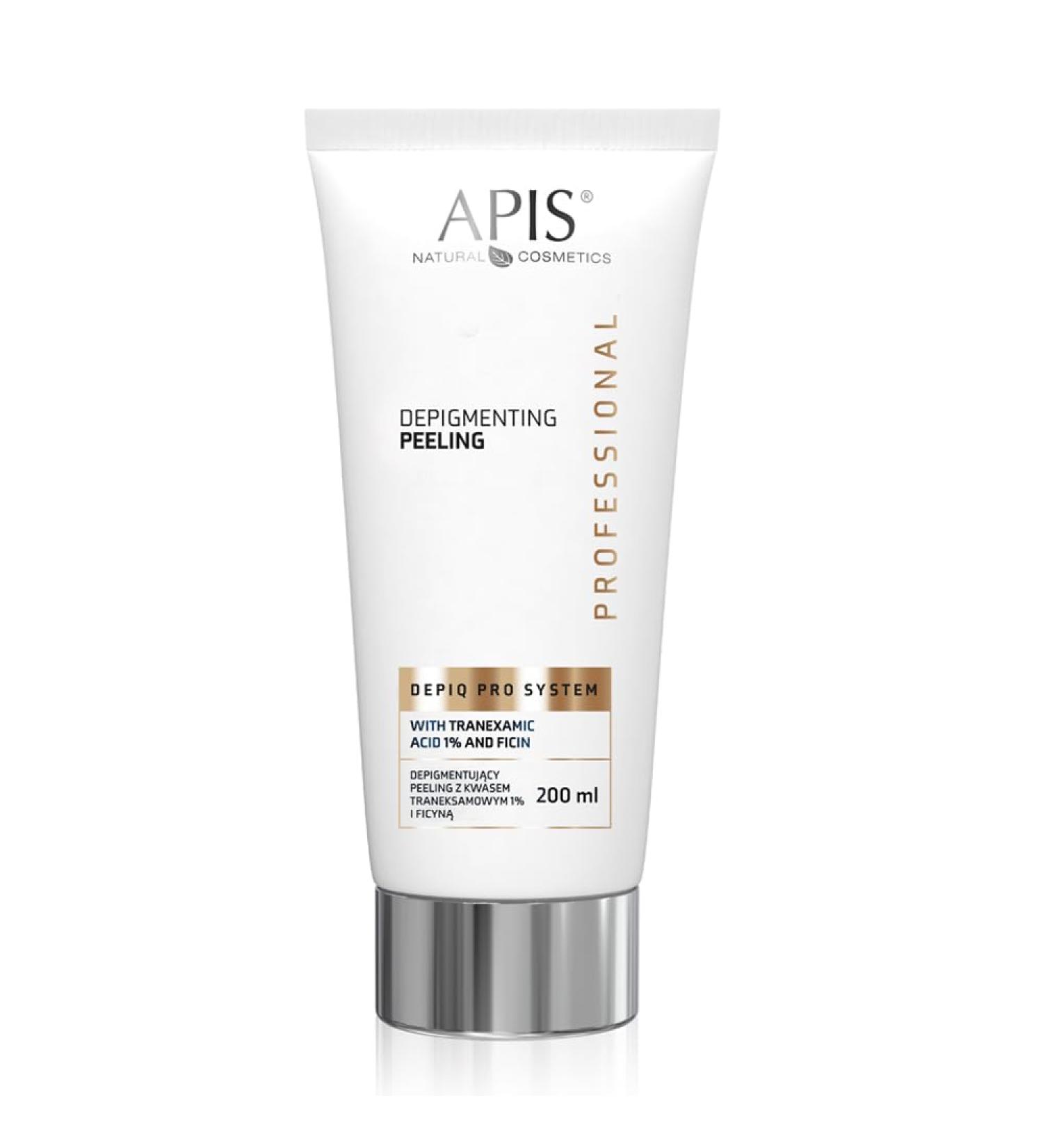 Apis DEPIQ PRO SYSTEM Gommage 50 ml Avec acide tranexamique et fica ne R duit les taches pigmentaires et l'hyperpigmentation renouvellement de la peau anti- ge - Buy Online on GoSupps.com