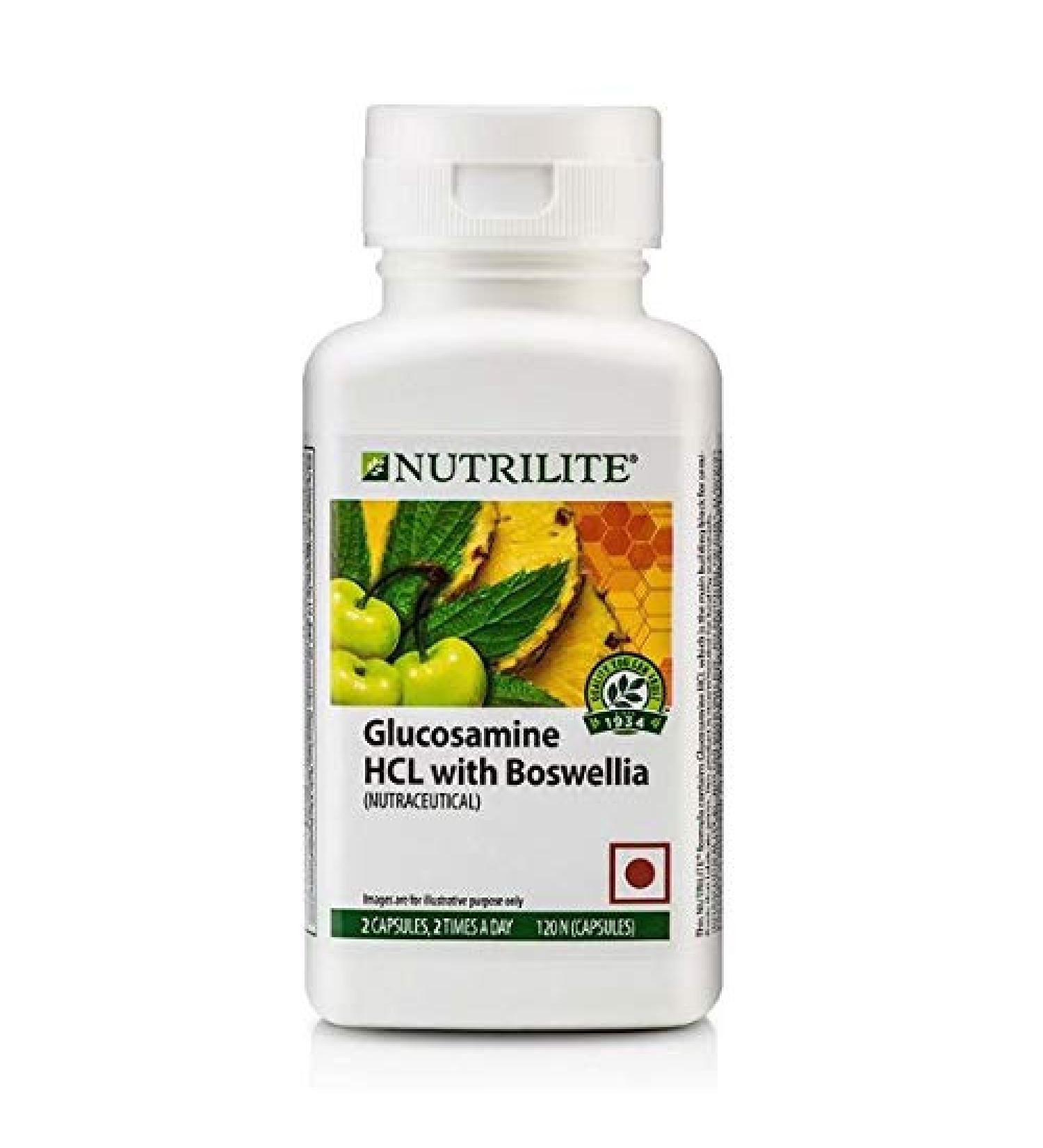 Nutrilite Glucosamine HCL with Boswellia 120 Capsules - Pack of 2 Bottles - Buy Online on GoSupps.com