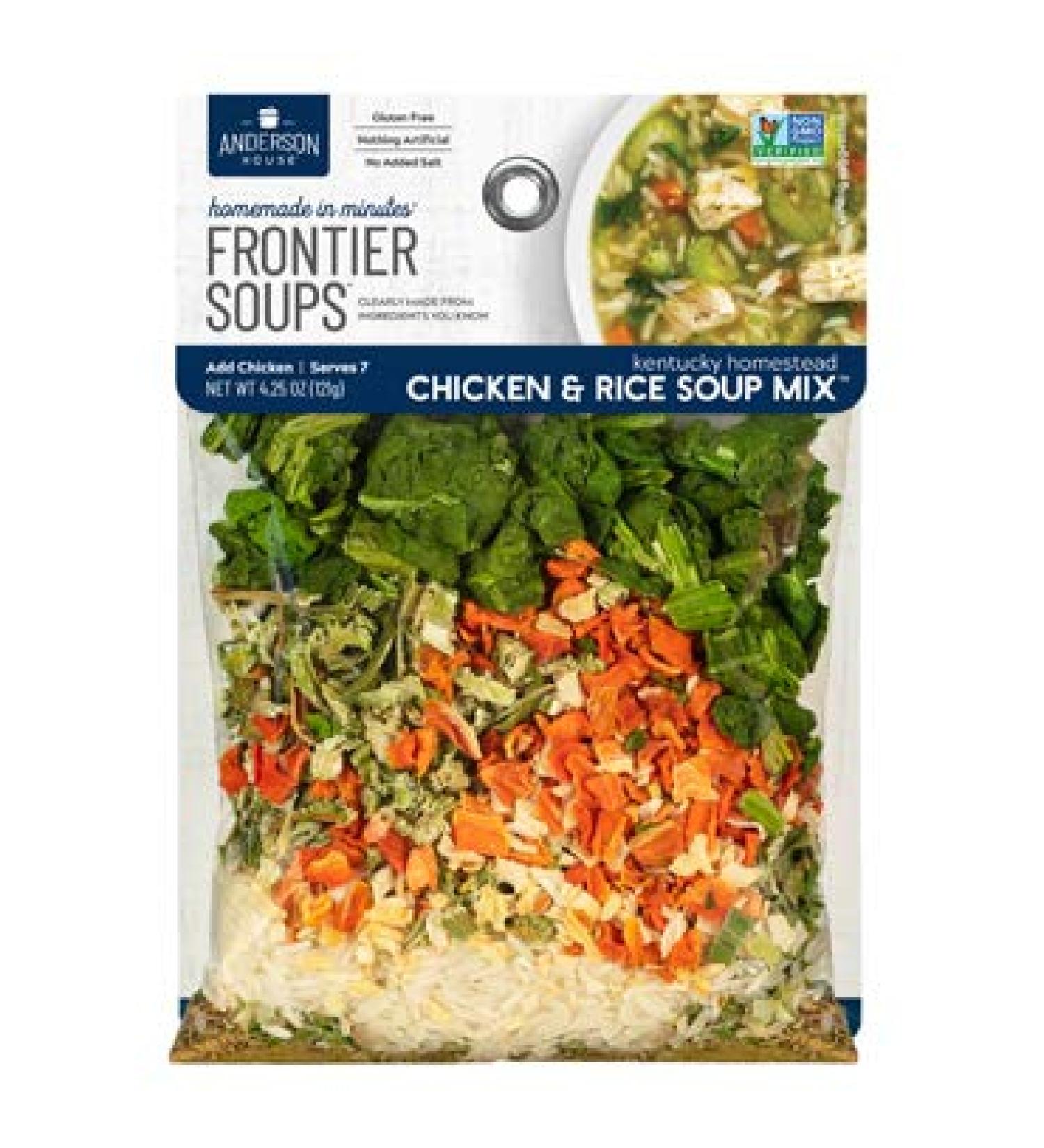 Frontier Soups Kentucky Homestead Chicken and Rice Soup - Pack of 2 - Buy Online on GoSupps.com