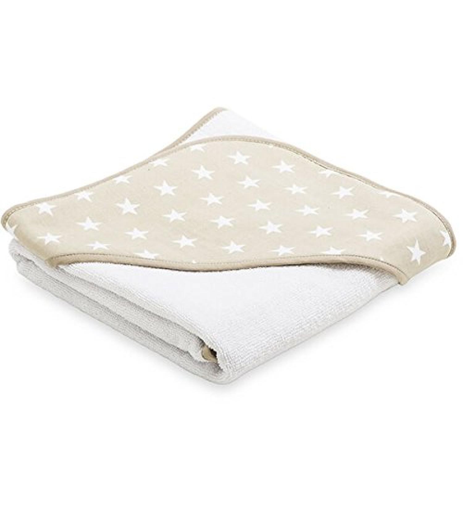 Buy Fun with Mum BAB-TOW-BEI-LIT-STA Baby Towel - Beige Little Star | Soft & Cozy International Shipping - Buy Online on GoSupps.com