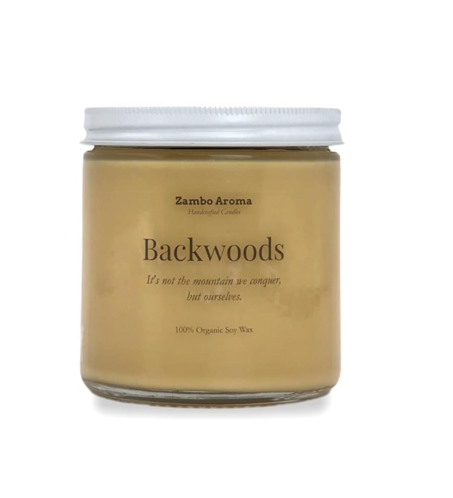 Backwoods Candle | Handmade 100% Soy Wax - Smoke & Odor Remover | Zambo Aroma - Buy Online on GoSupps.com