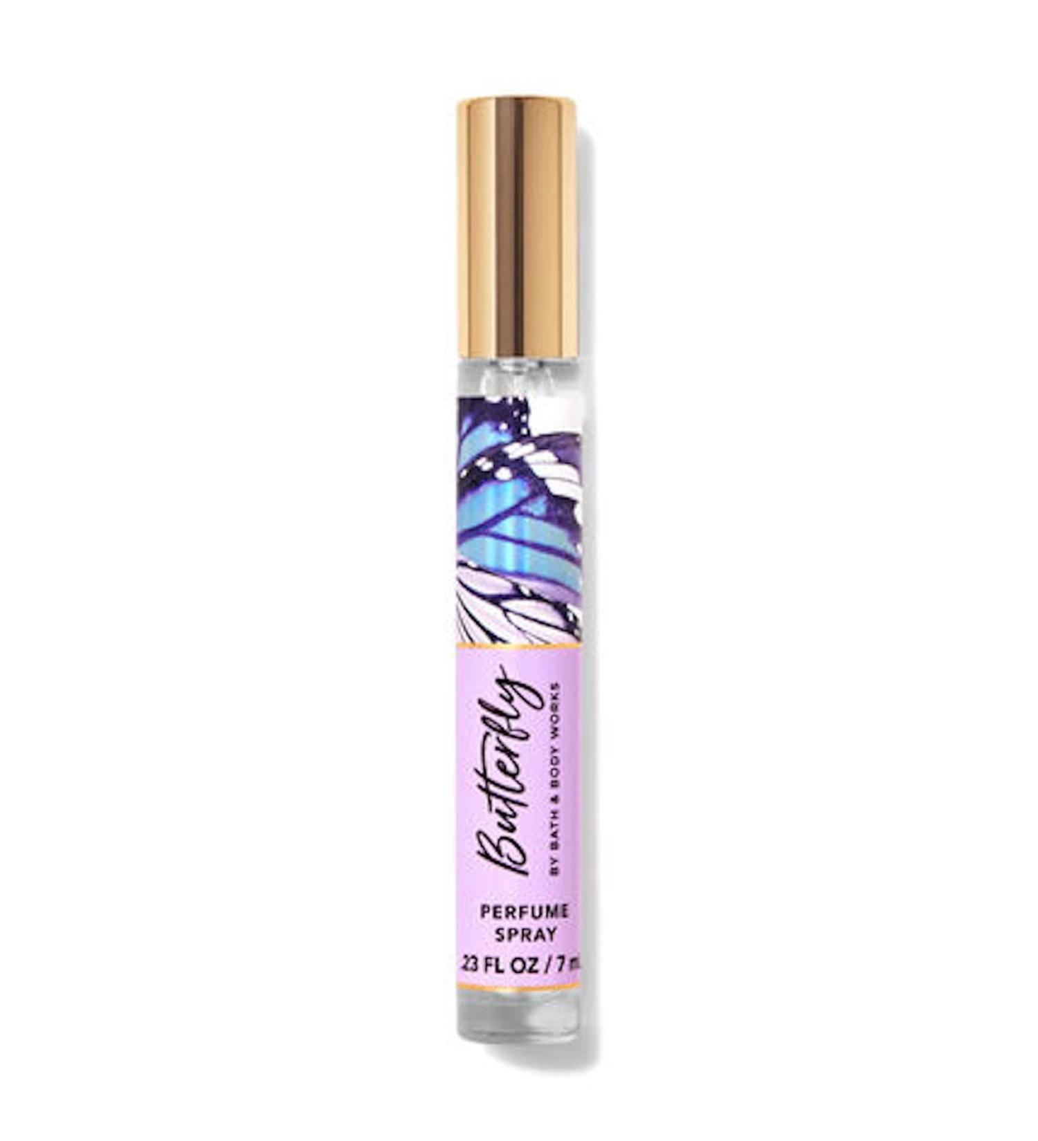 Bath & Body Works Mini Perfume Spray .23 Ounce Travel Size (Butterfly) Butterfly 0.23 Fl Oz (Pack of 1)