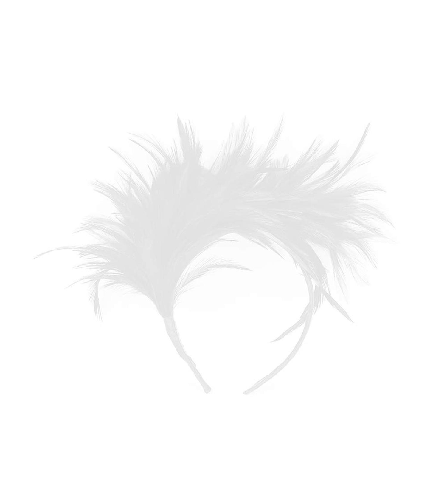 Buy Vintage White Feather Headband 20s Wedding & Party Hair Accessory for International Shipping - Buy Online on GoSupps.com