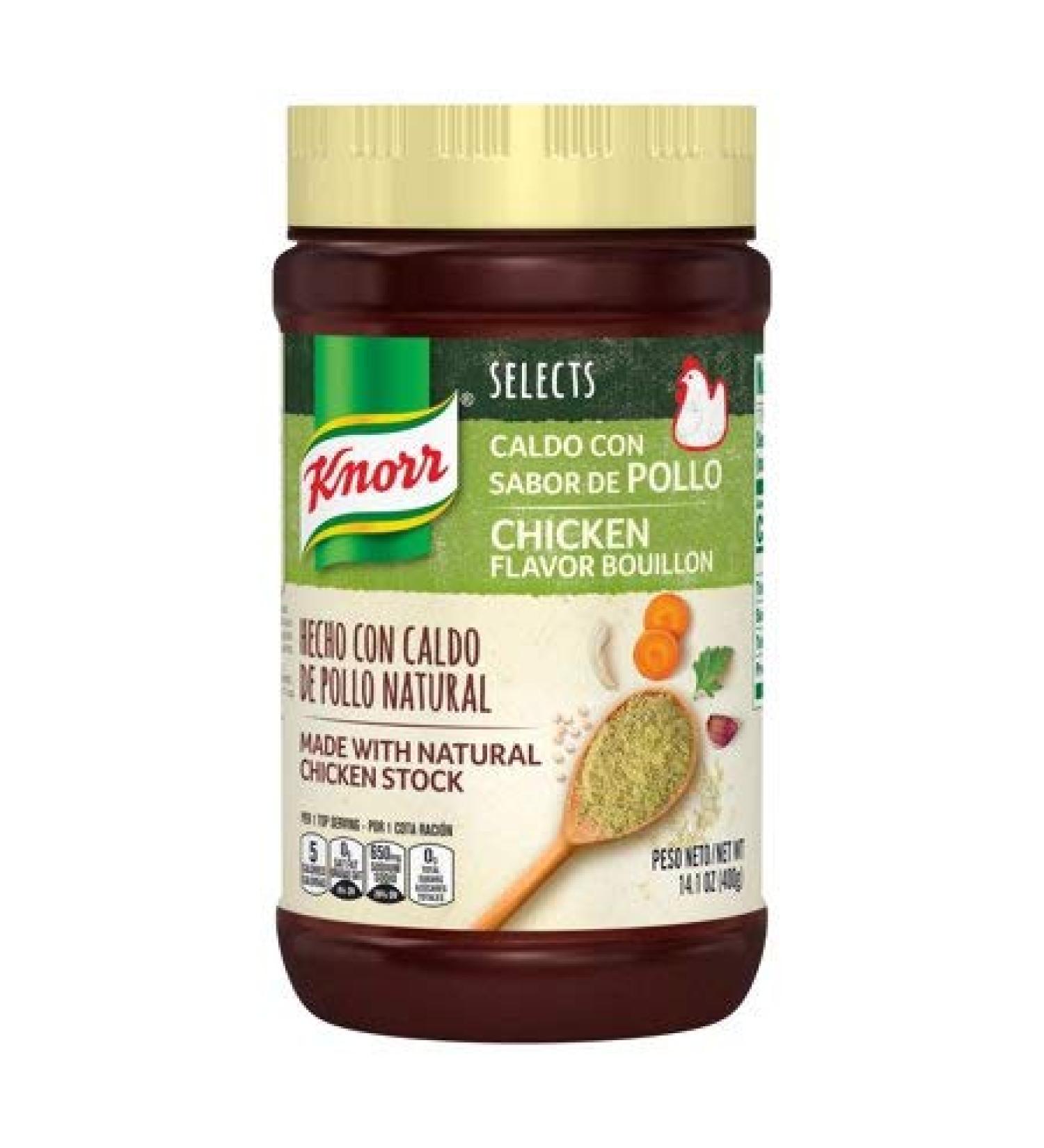Knorr Selects Chicken Boullion No MSG 14.1 Ounces