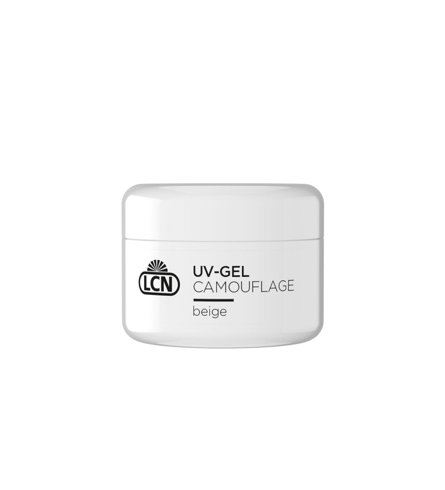 LCN Makeup Gel Beige - UV Nail Polish Builder Gel - Vegan Cruelty Free and HEMA Free - 10ml