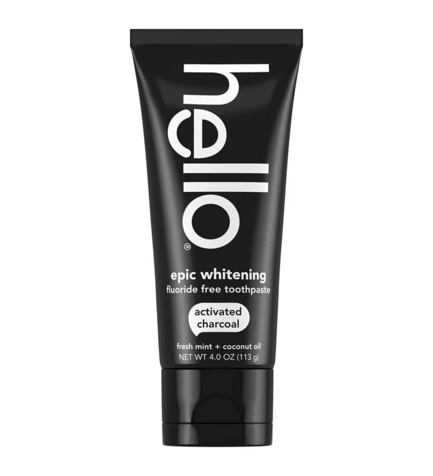 Vegan Charcoal Fluoride Toothpaste - Mint & Coconut Flavor | 4.0 FL OZ | Eco-Friendly Oral Care - Buy Online on GoSupps.com