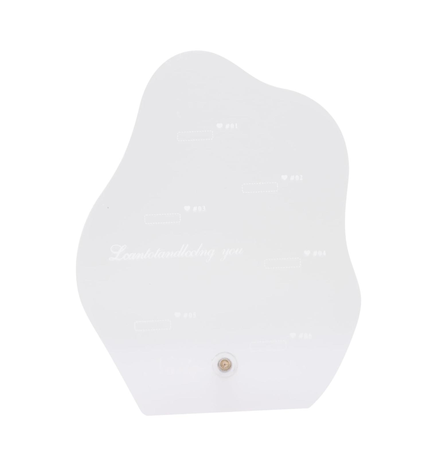 Nail Art Display Stand Acrylic Nail Art Display Frame Nail Practice Board Color Card Display Board Nail Art Board Clear Nail Gel Manicure Showing Board Mini Exercise Board White White 15x11.2cm - Buy Online on GoSupps.com