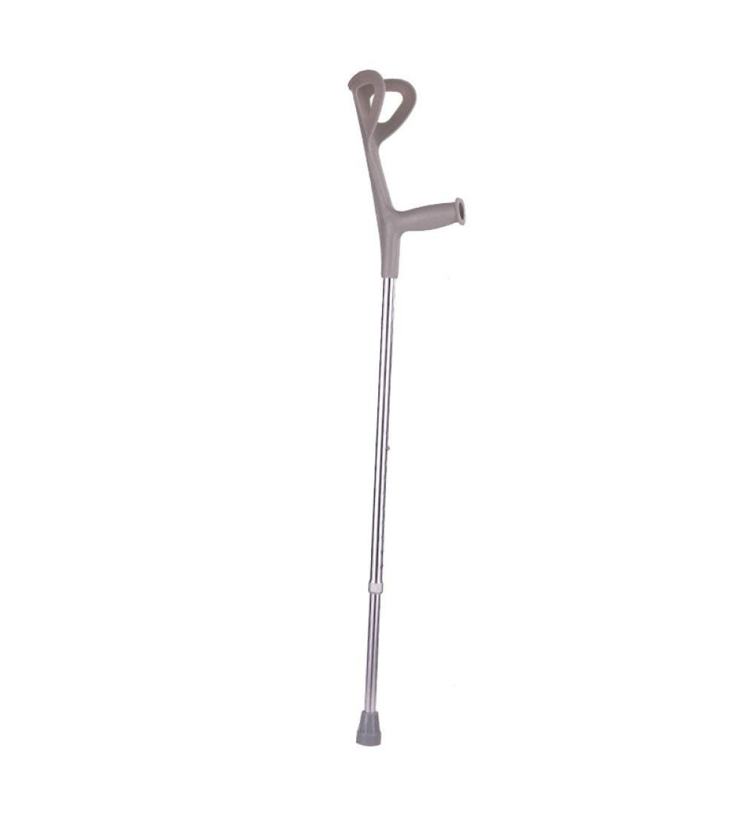 Crutch Aluminum Alloy Elbow Crutches Walking Aids Sprains of Lower Limbs Use by Fractured People White (White) Selfless dedication - Buy Online on GoSupps.com
