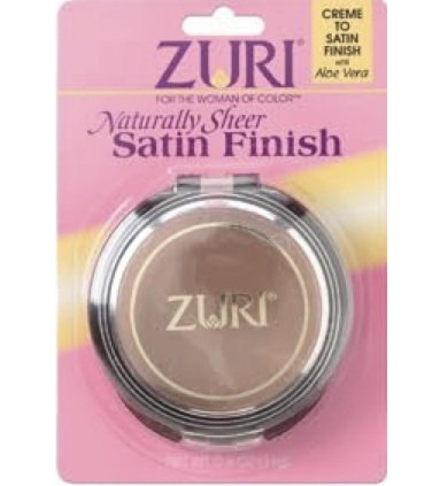 Zuri Naturally Sheer Satin Finish Pressed Powder - Sorrel | Flawless Finish & Long-Lasting Wear - Shop Internationally - Buy Online on GoSupps.com