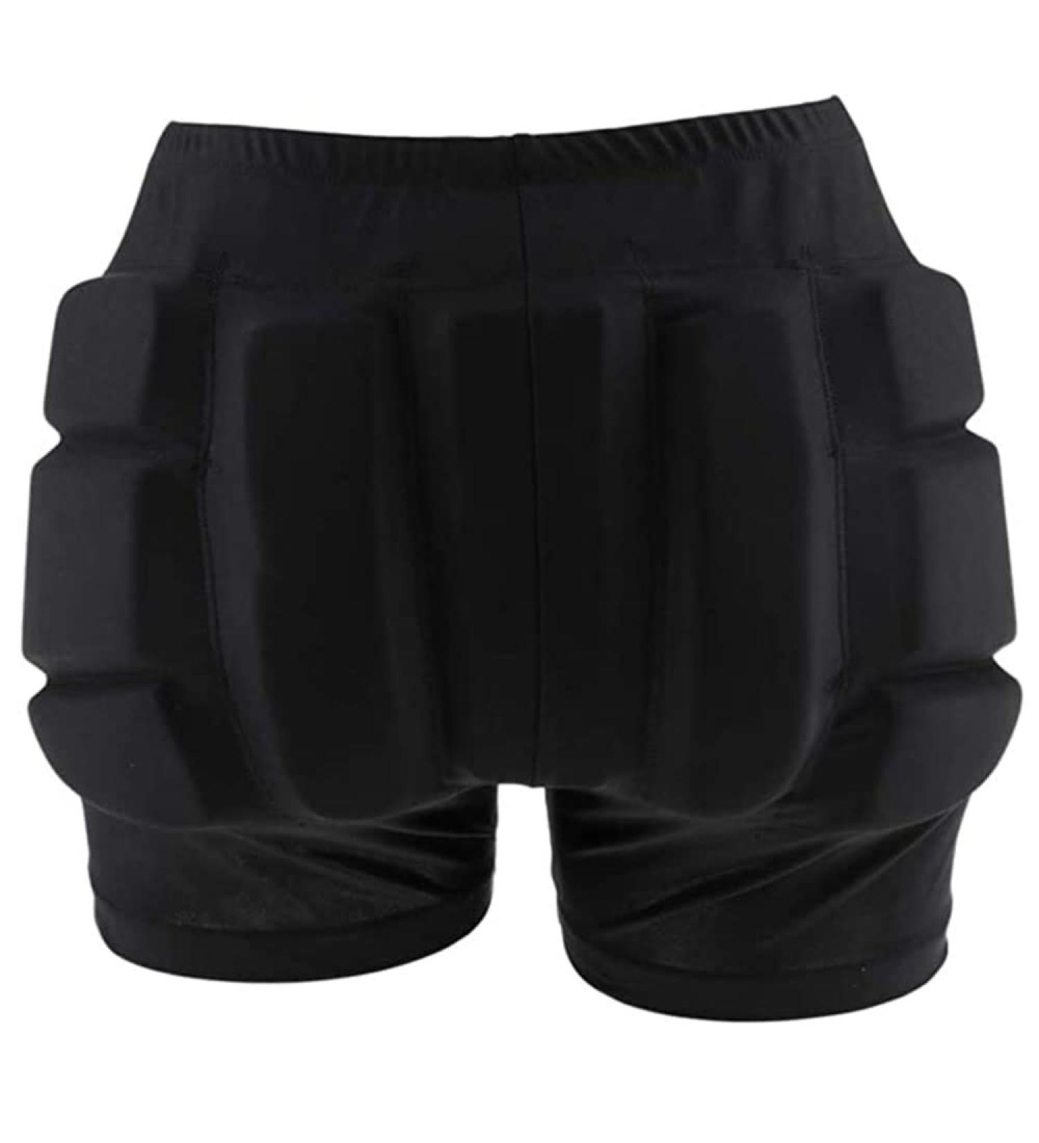 LIUHUO Hip Pad Protector Padded Shorts - Black Small for Ski, Roller Skating, Snow Crash - Tailbone & Butt Protection - Buy Online on GoSupps.com