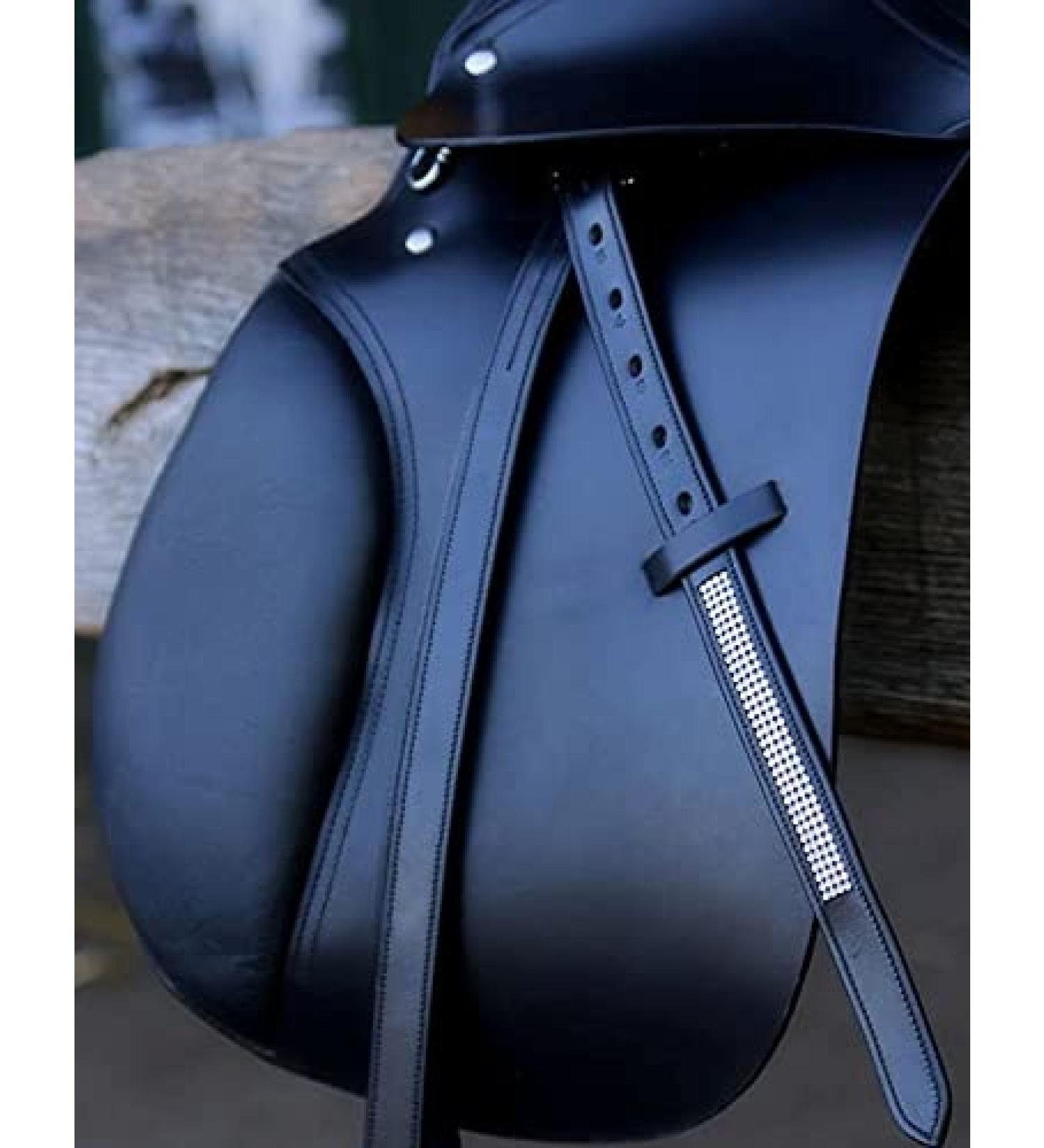 Buy Tysons Breeches Glitter Stirrup Leathers | Leather Bling in Black & Brown (145-165 cm) - International Shipping Available - Buy Online on GoSupps.com