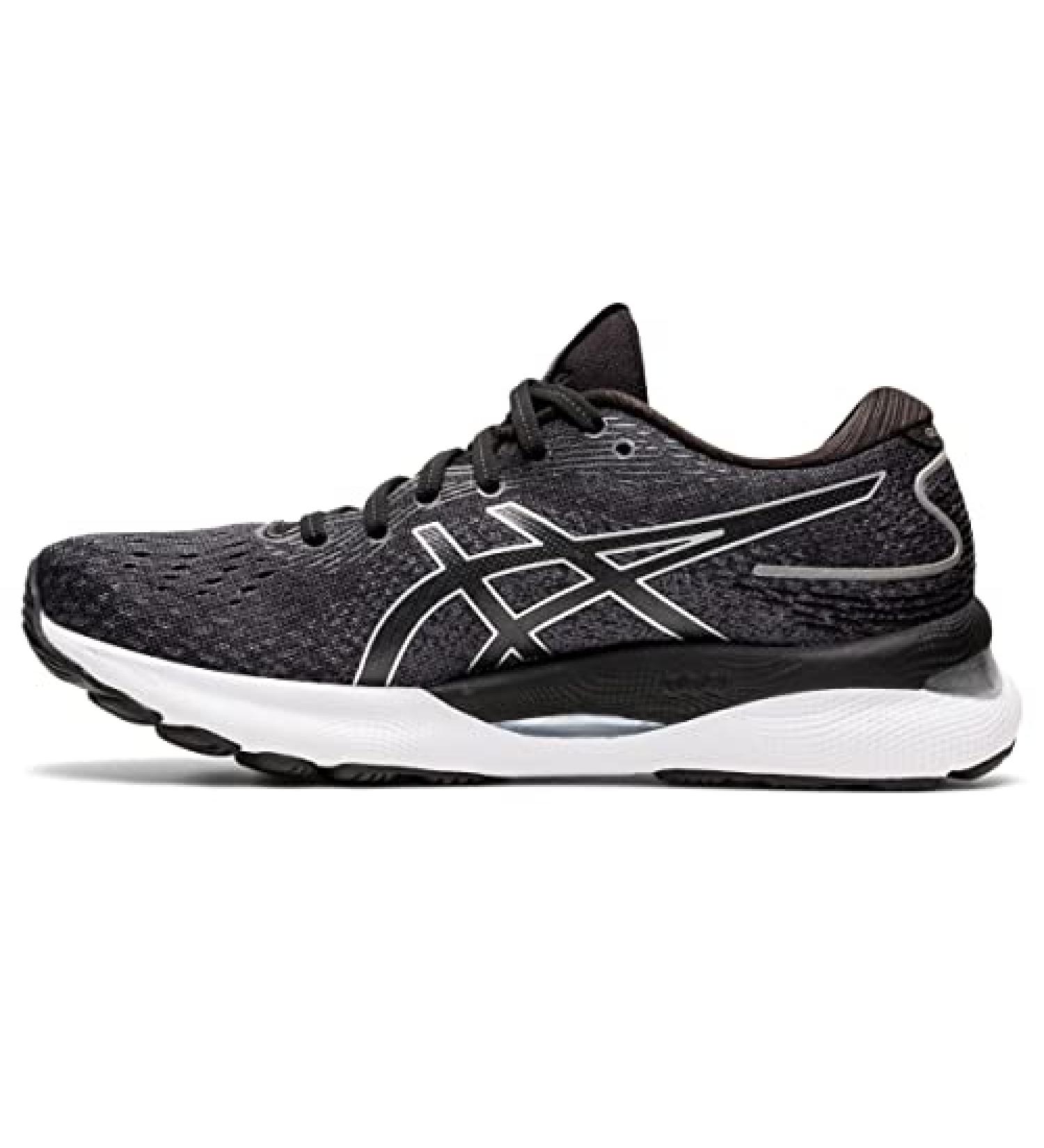 ASICS Women's Gel-Nimbus 24 Running Shoes 8 - Black/Pure Silver - Buy Online on GoSupps.com