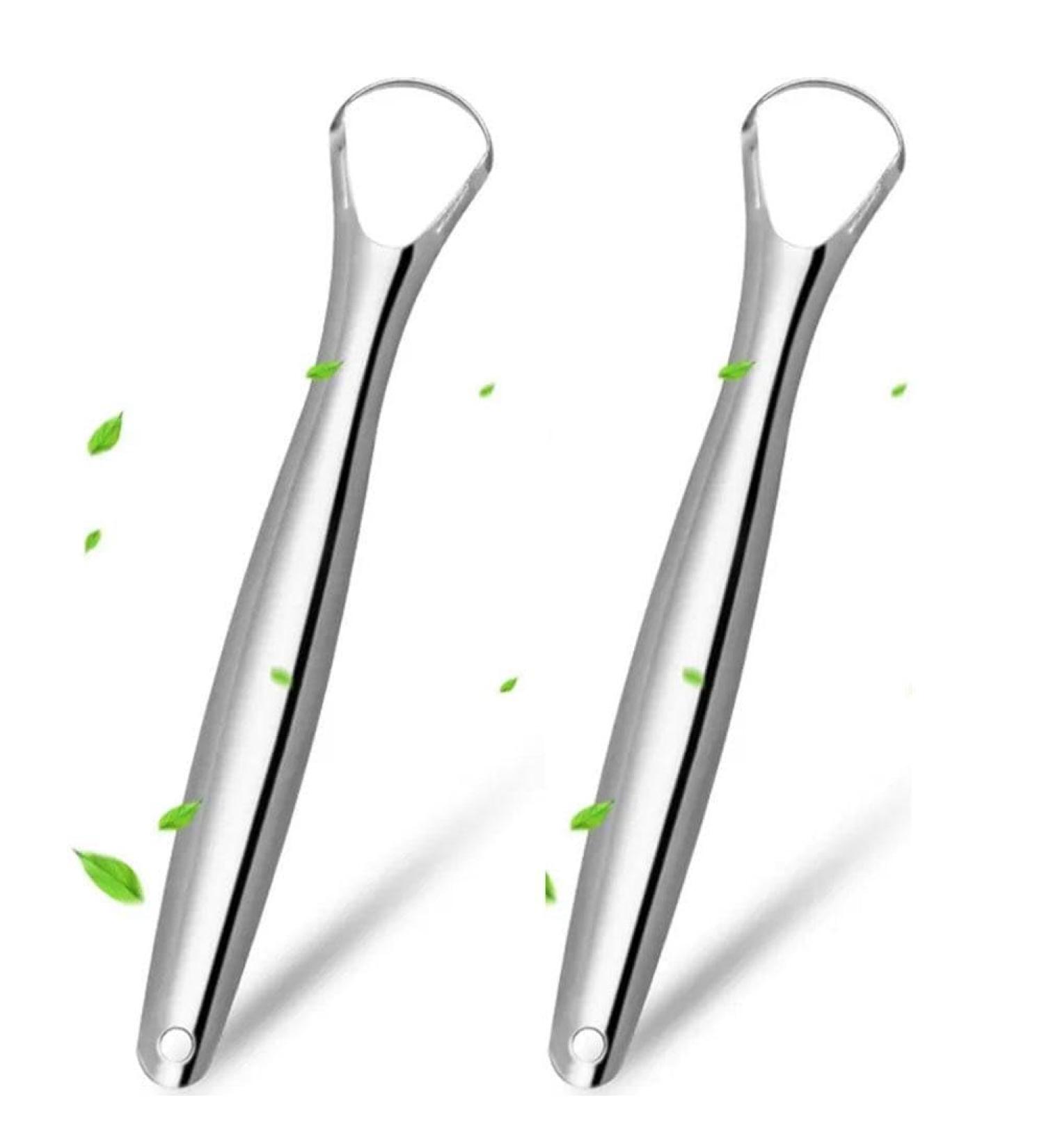 Manyun Hollow Tongue Scraper - Stainless Steel Oral Hygiene Tool for Cleaner Tongue | Tongue Care Brush | International Shipping - Buy Online on GoSupps.com