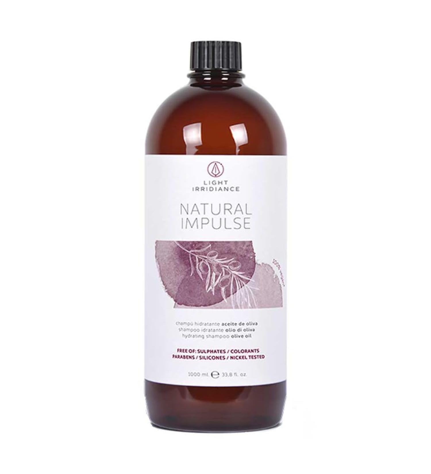 Light Irridiance NATURAL IMPULSE MOISTURIZING SHAMPOO OLIVE OIL 1000 ml