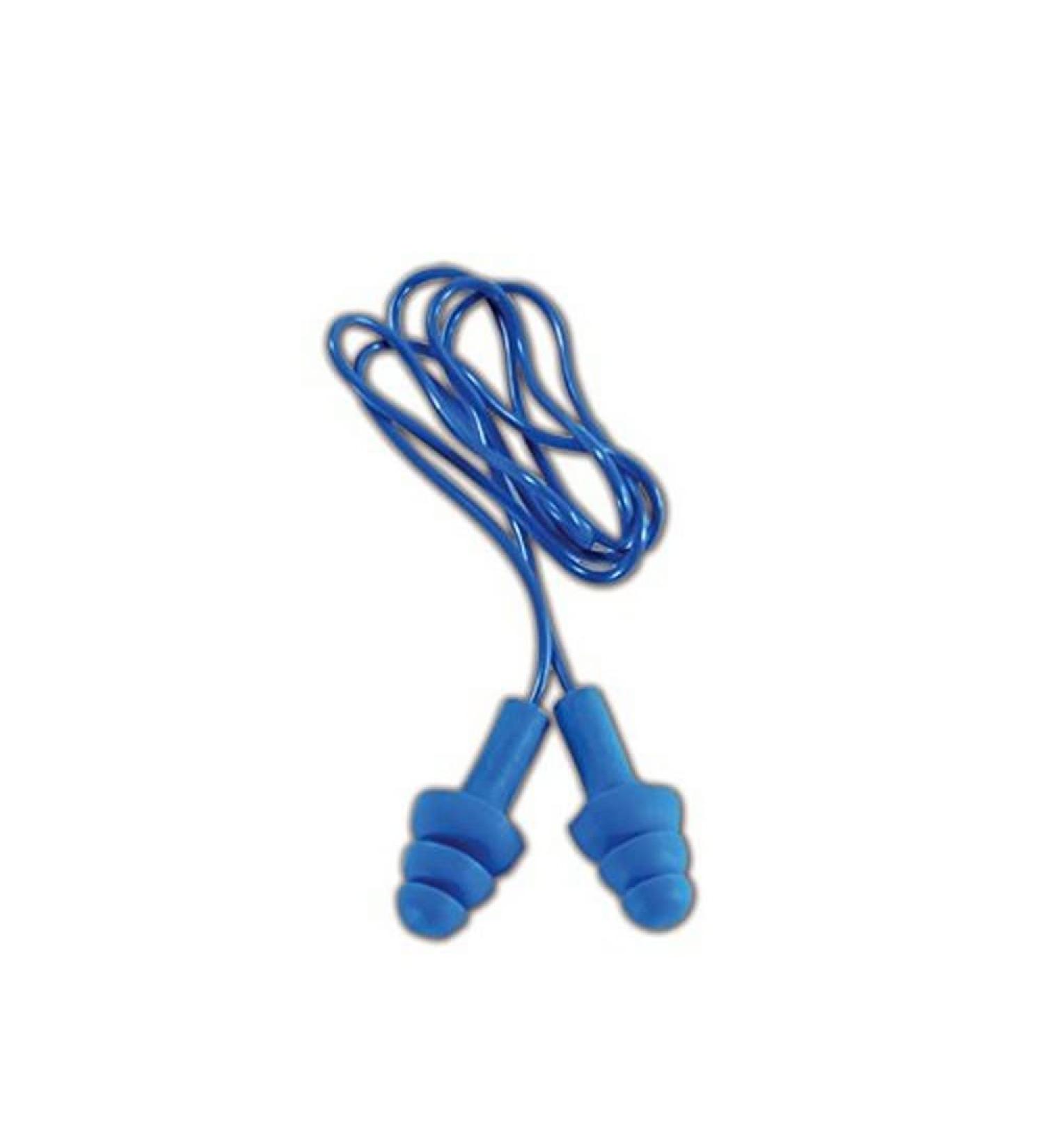 E-A-R by 3M 10080529400045 3M 340-4007 Ultra Fit Metal Detectable Corded Earplugs OSFA Blue One Size Fits All (Pack of 100)