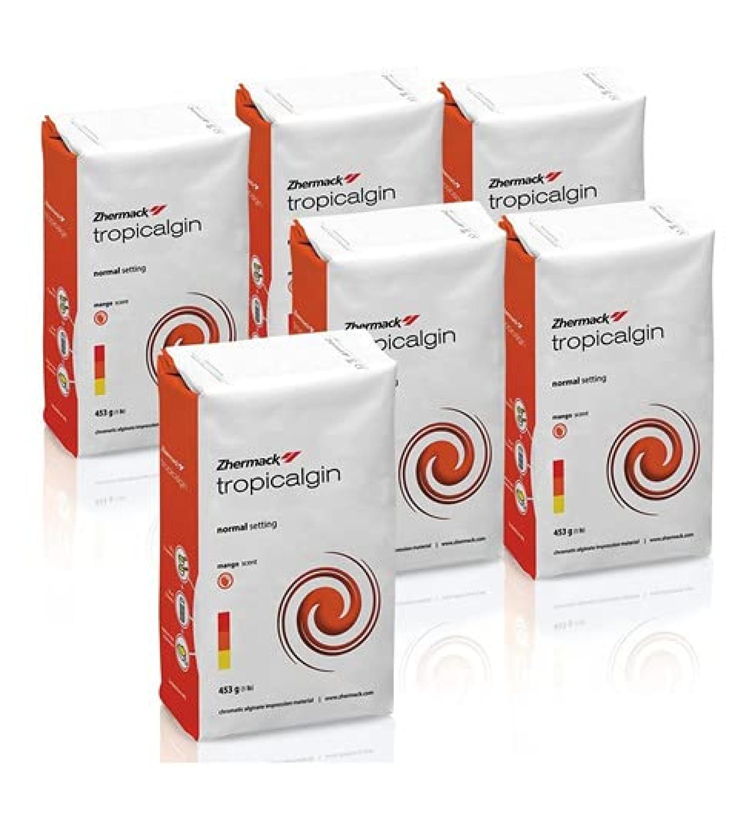 Zhermack Tropicalgin Color Changing  Alginate Refill  Red  Orange  Yellow  453g (1 lb) Bag C302240