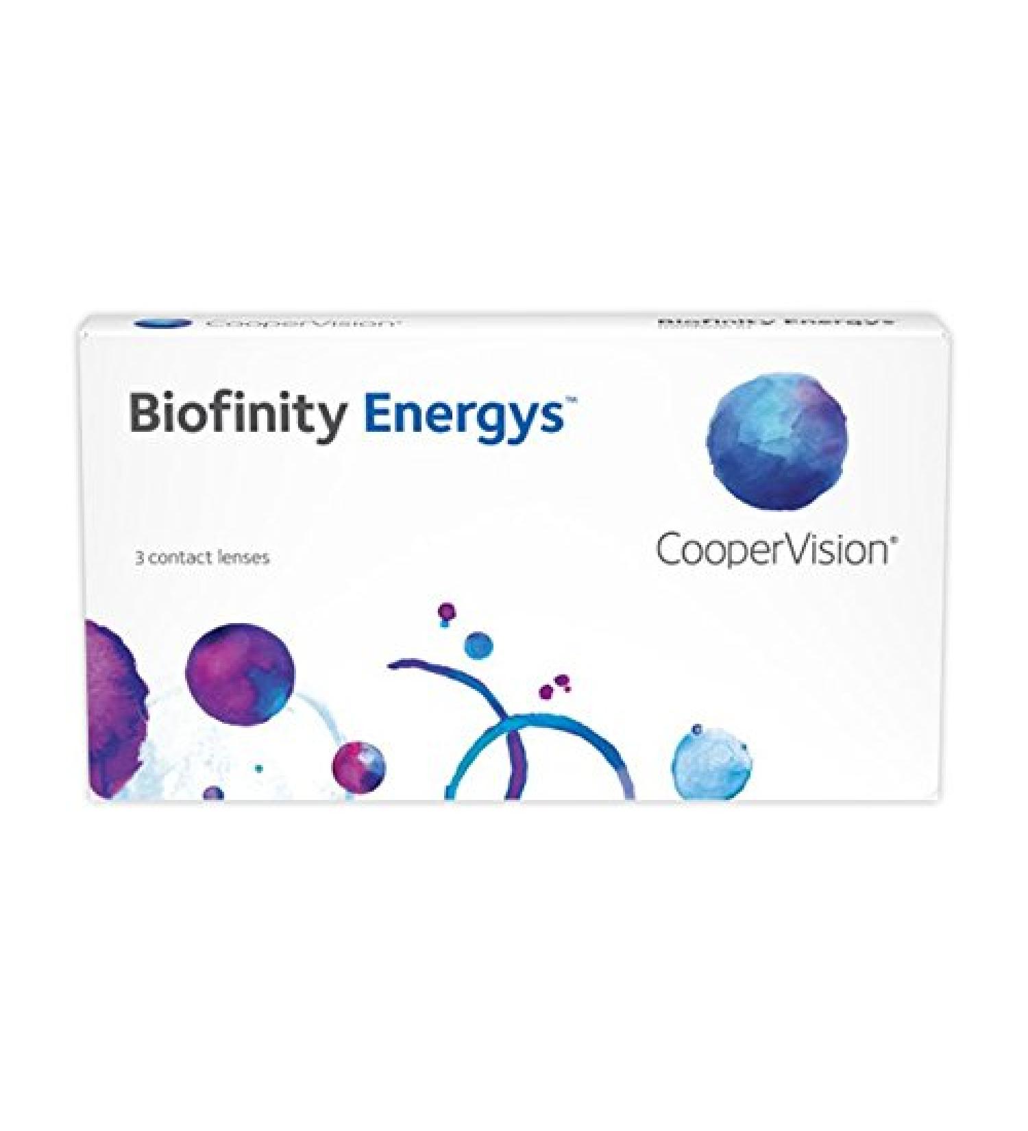 Cooper Vision Biofinity Energy monthly lenses soft 6 pieces / BC 8.6 mm / DIA 14.0 mm / -4.75 Dioptria -4.75 Dioptries 8.6 millimeters 14 millimeters 6