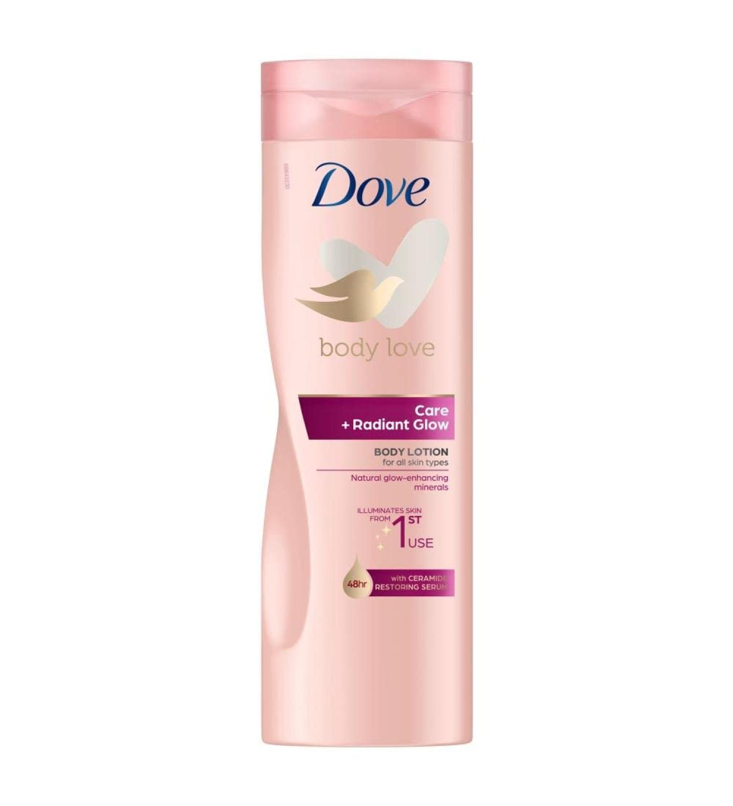 Dove Nourishing Personal Care Cream with Serum - Radiant Glow & Natural Ceramides for All Skin Types - 400 ml - Buy Online on GoSupps.com