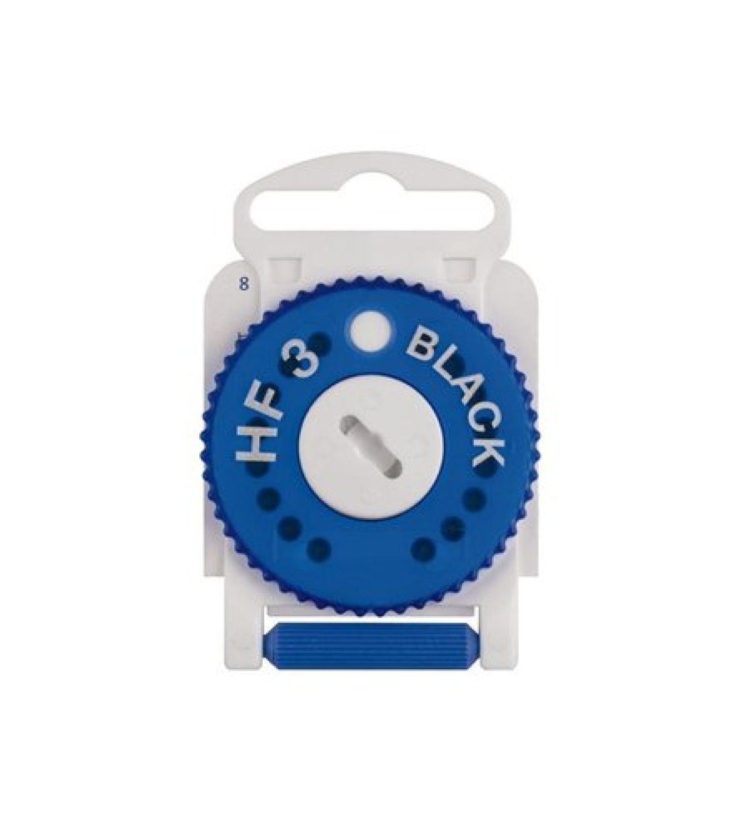 Buy HF-3 Black Blue Cerumen Filter - Left Side | Premium HF3 Black Cerumen Filter (Blue) for Enhanced Ear Protection - Global Shipping Available - Buy Online on GoSupps.com