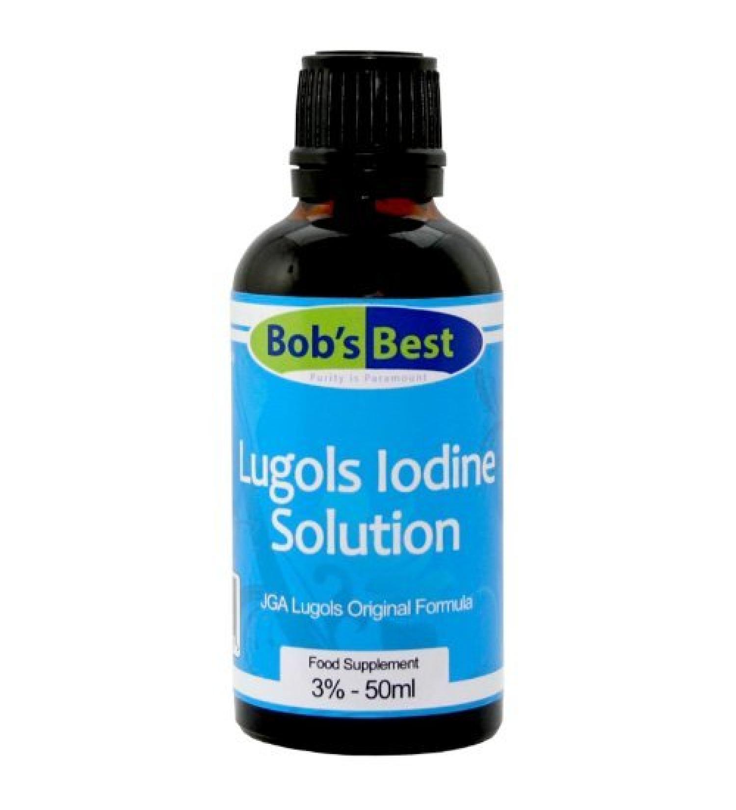 Lugols Iodine Solution - 3% - 50ml - Essential Earth Element & Antiseptic
