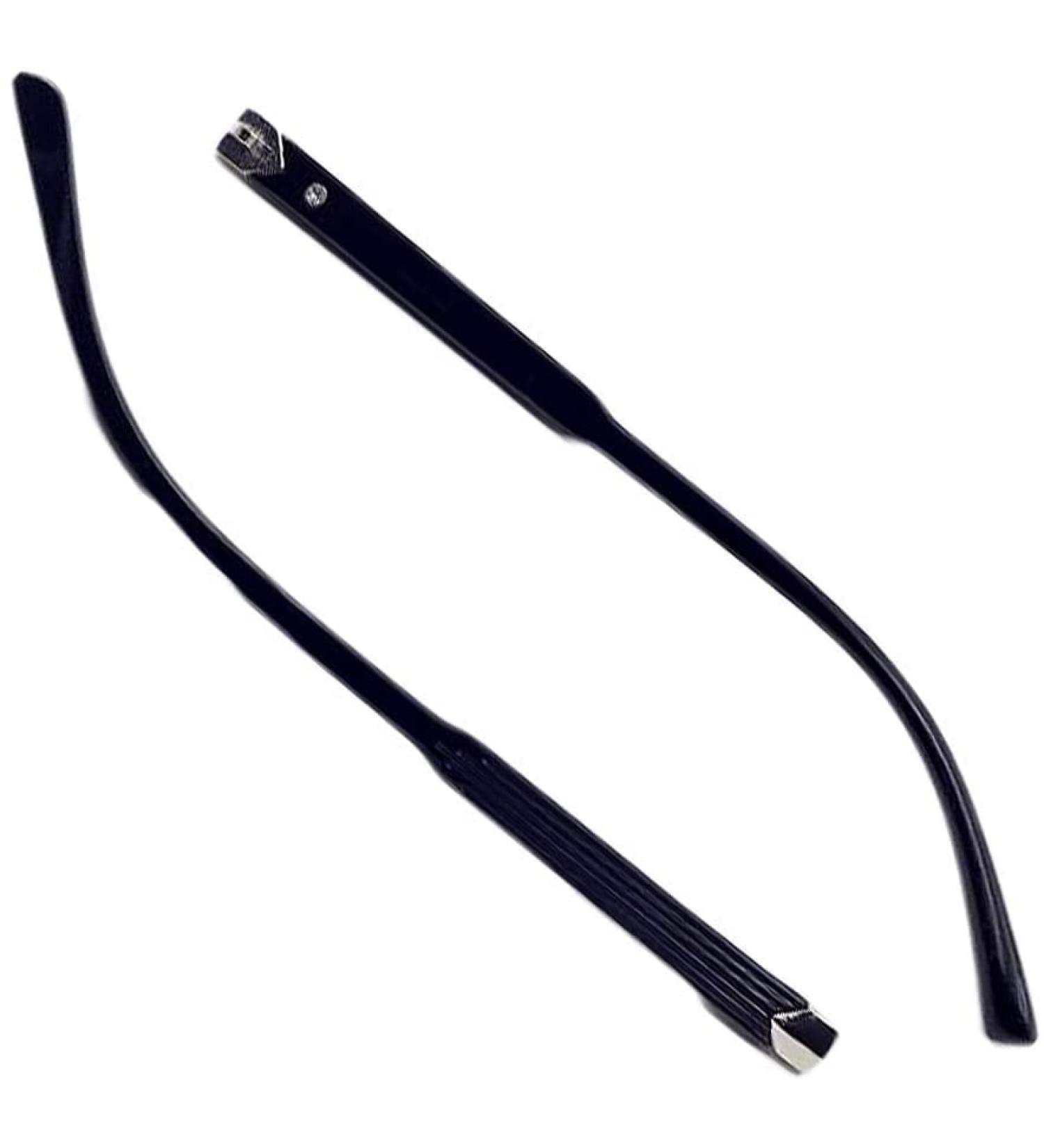 YGNJH Glasses Replacement Legs - Black Eyeglass Temples 1 Pair Plastic Glasses Temple Legs for Optimal Comfort | International Shipping Available - Buy Online on GoSupps.com