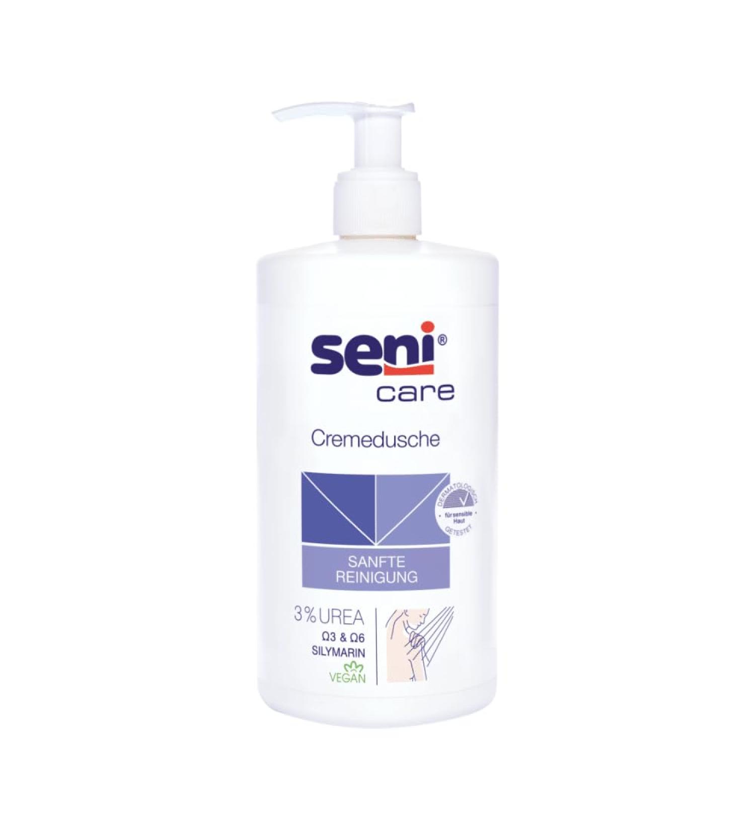 TZMO Deutschland Seni cream shower with 3 UREA 500 ml new